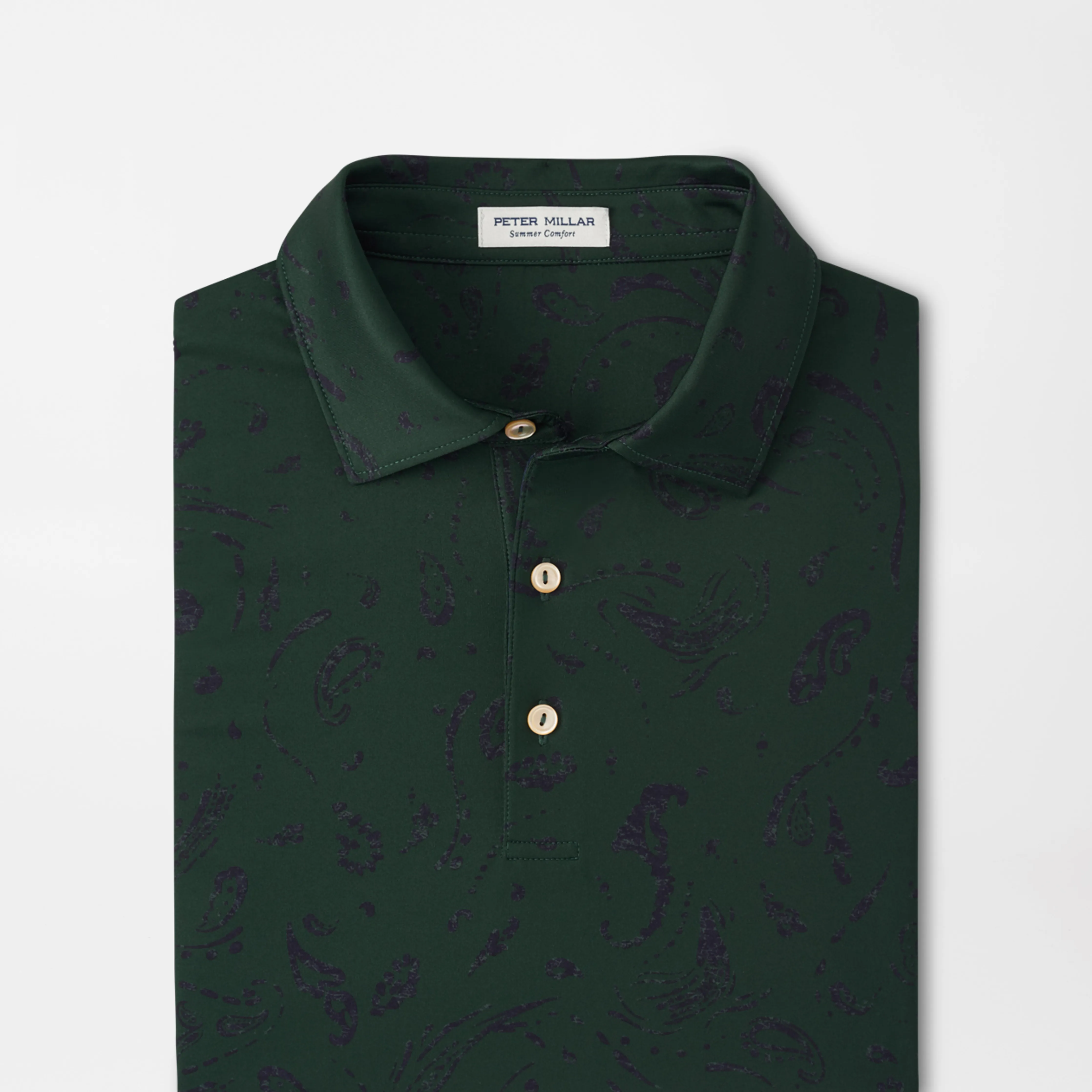 Gator Batik Performance Jersey Polo in Balsam