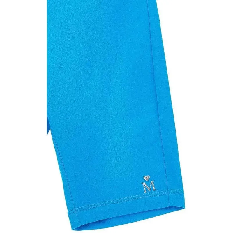 Girls Blue  Cycling Shorts