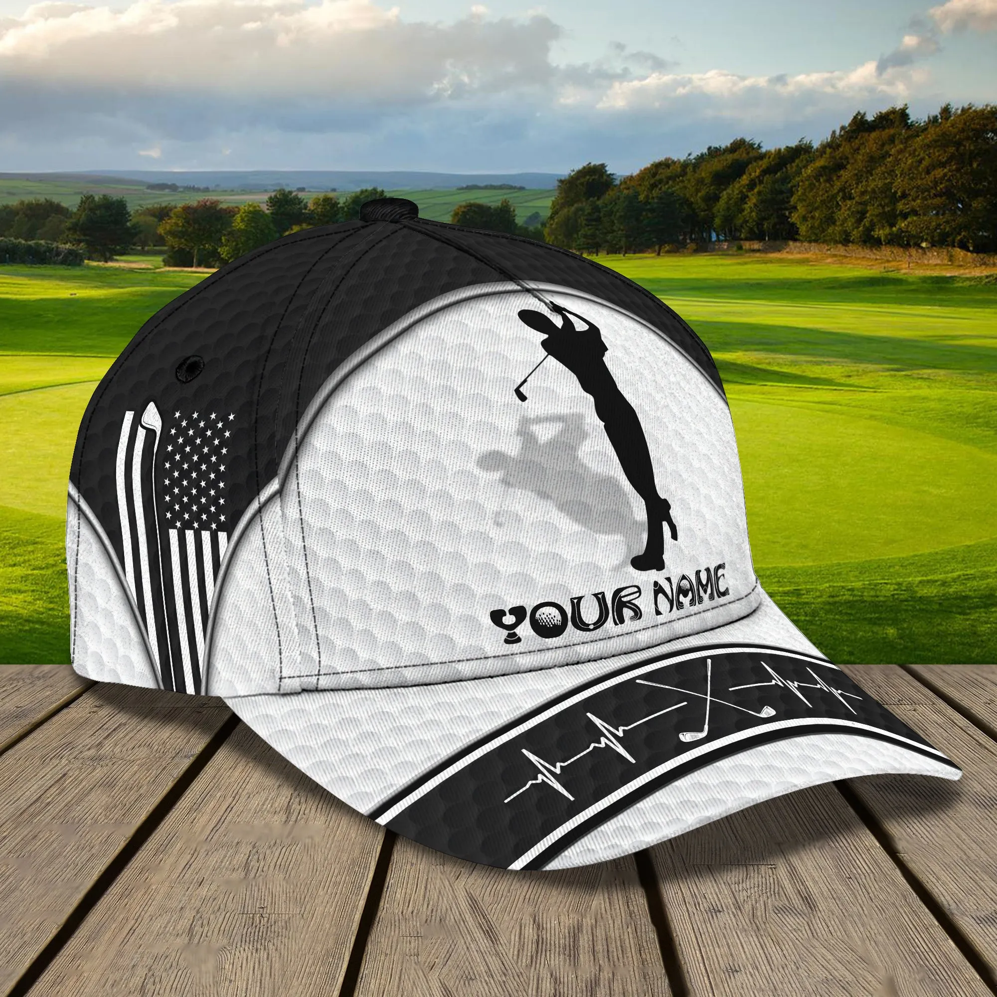 Golf 3 - Personalized Name Cap - Nia94