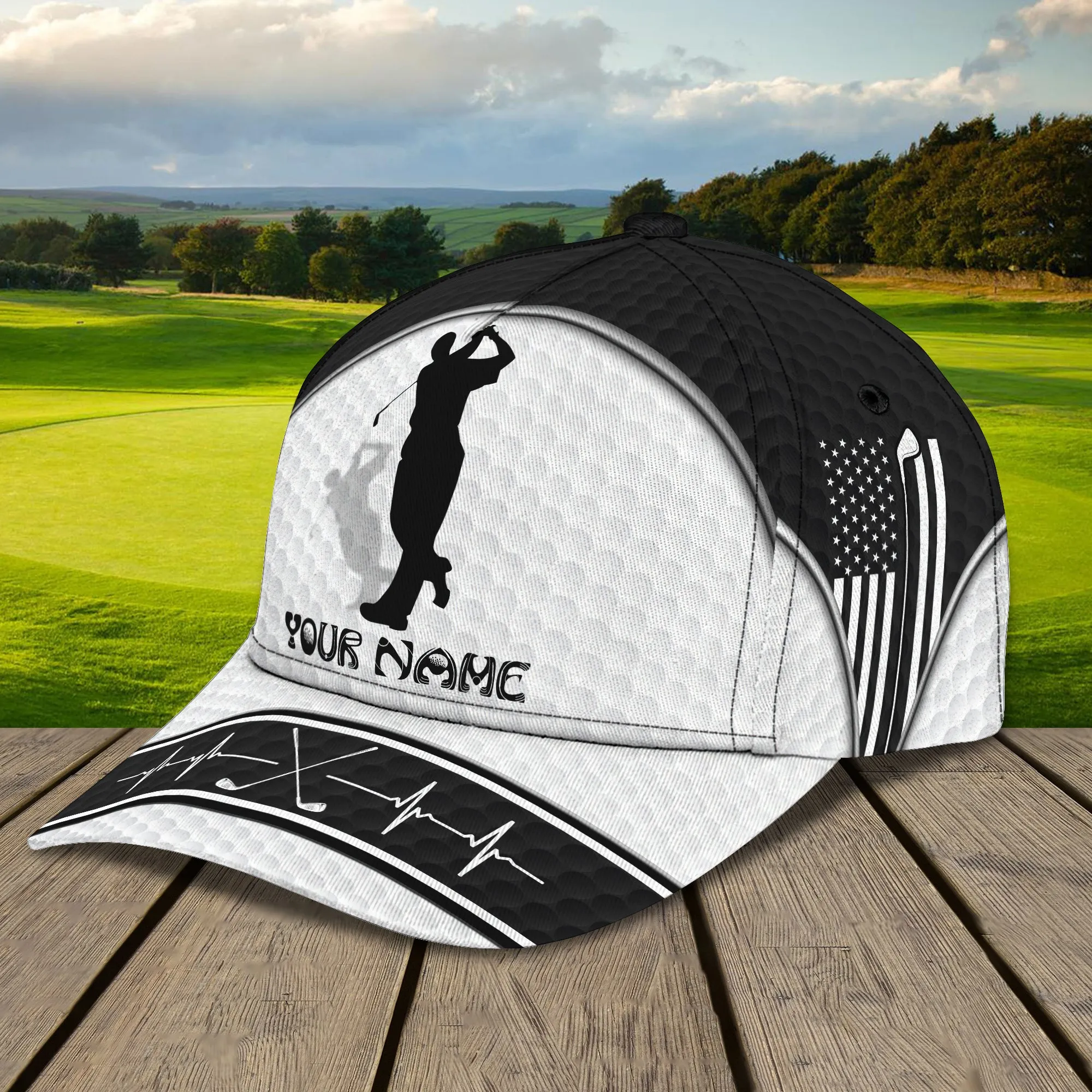Golf 3 - Personalized Name Cap - Nia94