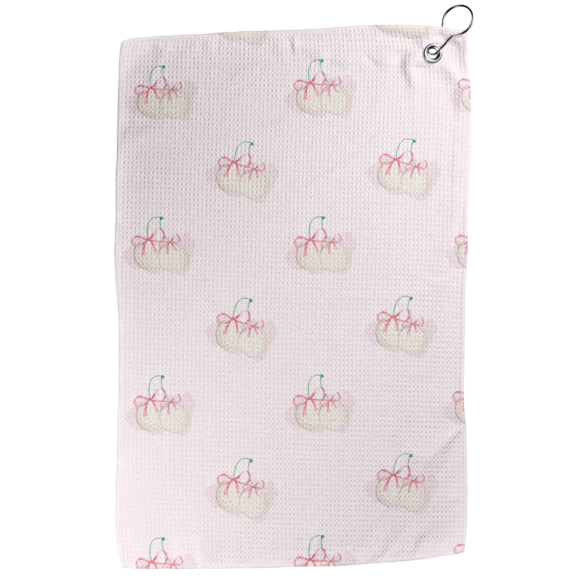 Golf Ball Cherries Golf Towel
