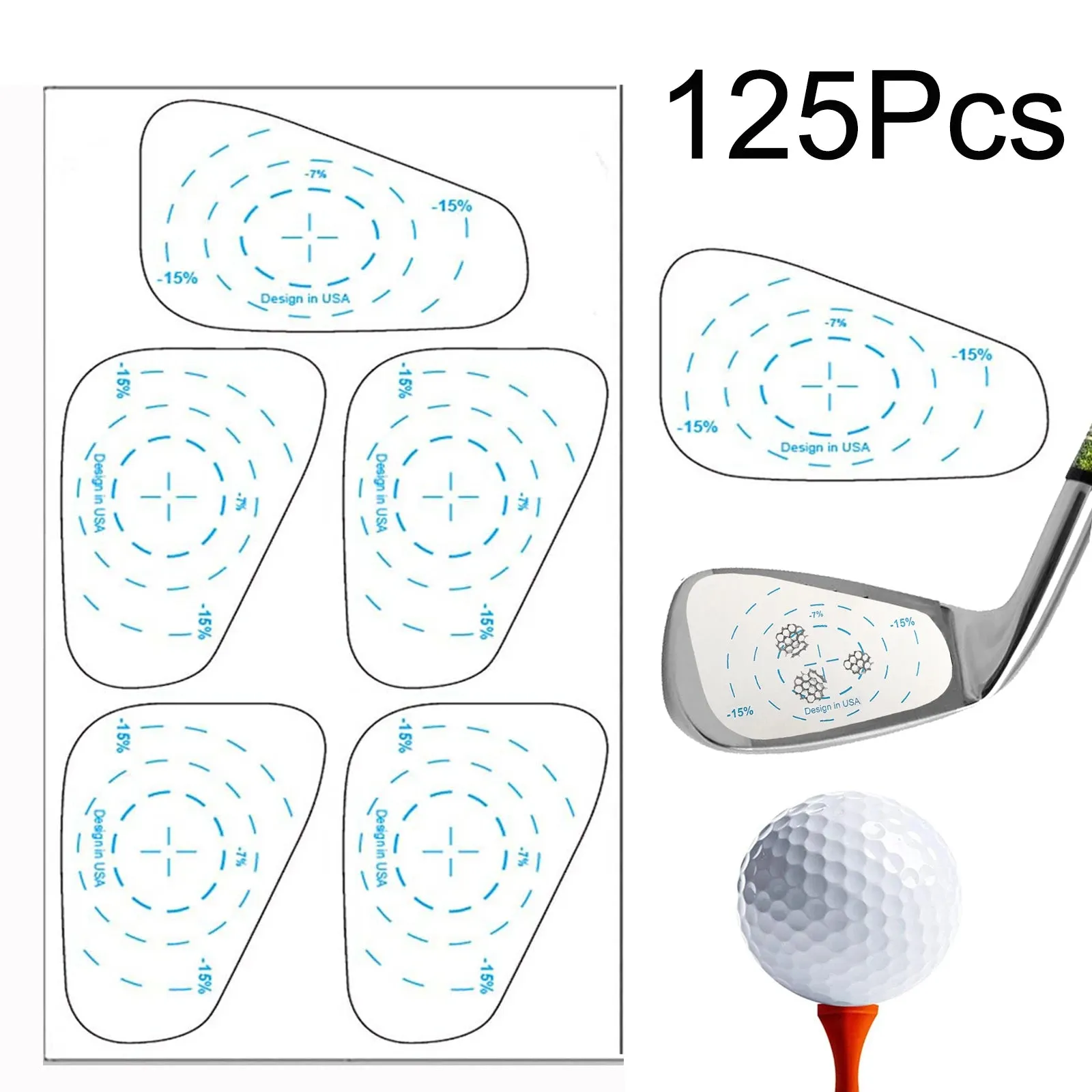 Golf Club Tape Lable Impact Target Sticker