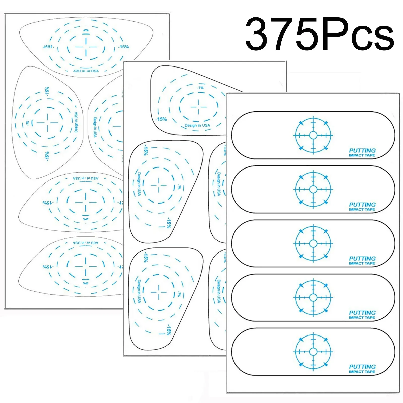 Golf Club Tape Lable Impact Target Sticker