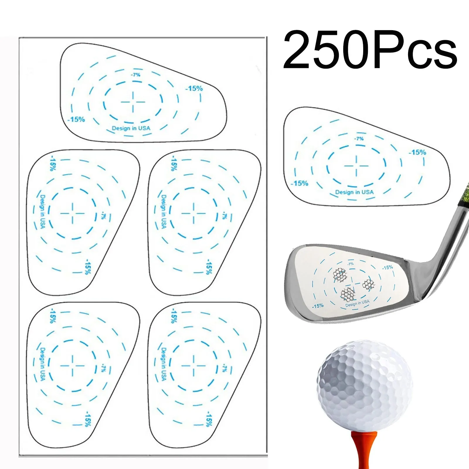 Golf Club Tape Lable Impact Target Sticker