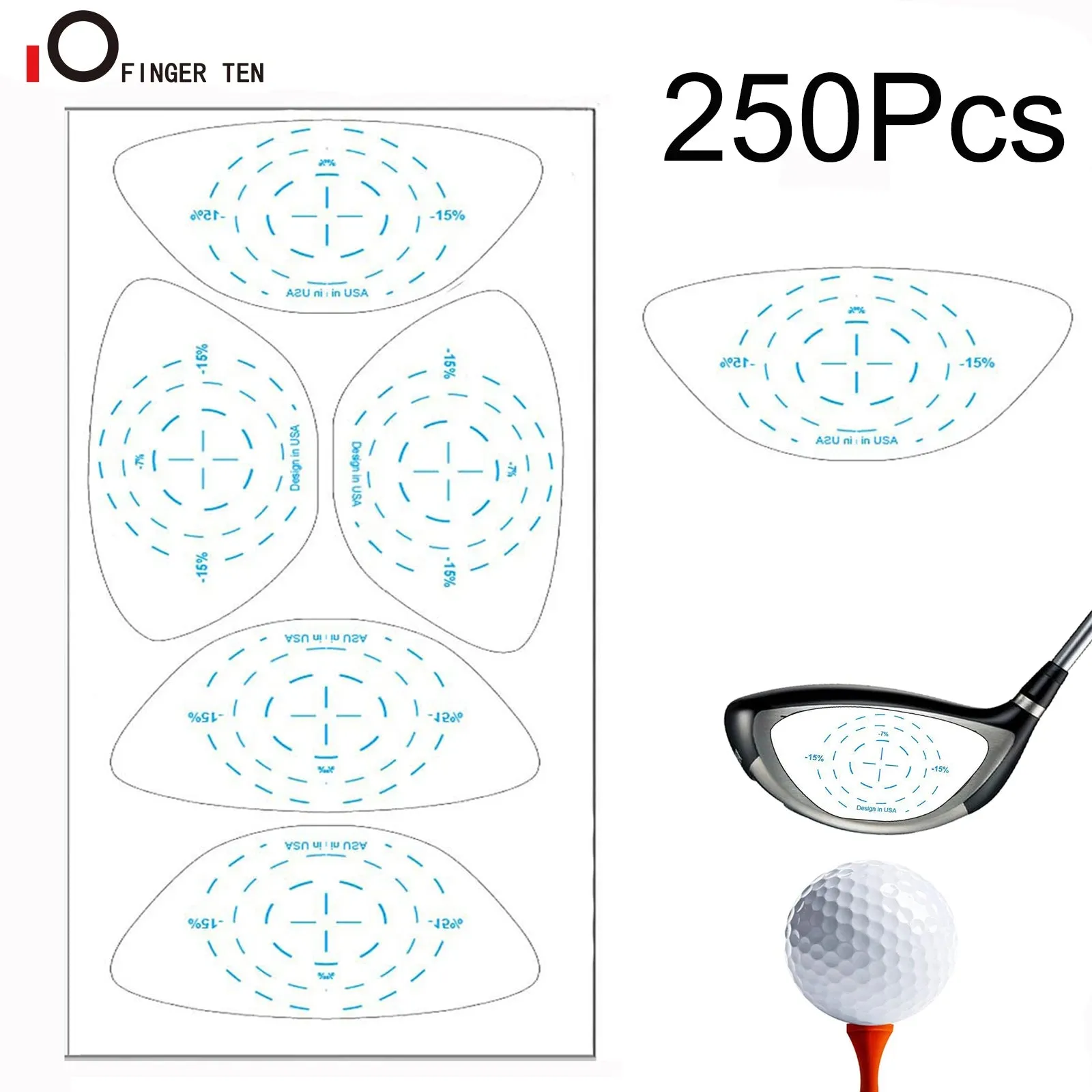 Golf Club Tape Lable Impact Target Sticker