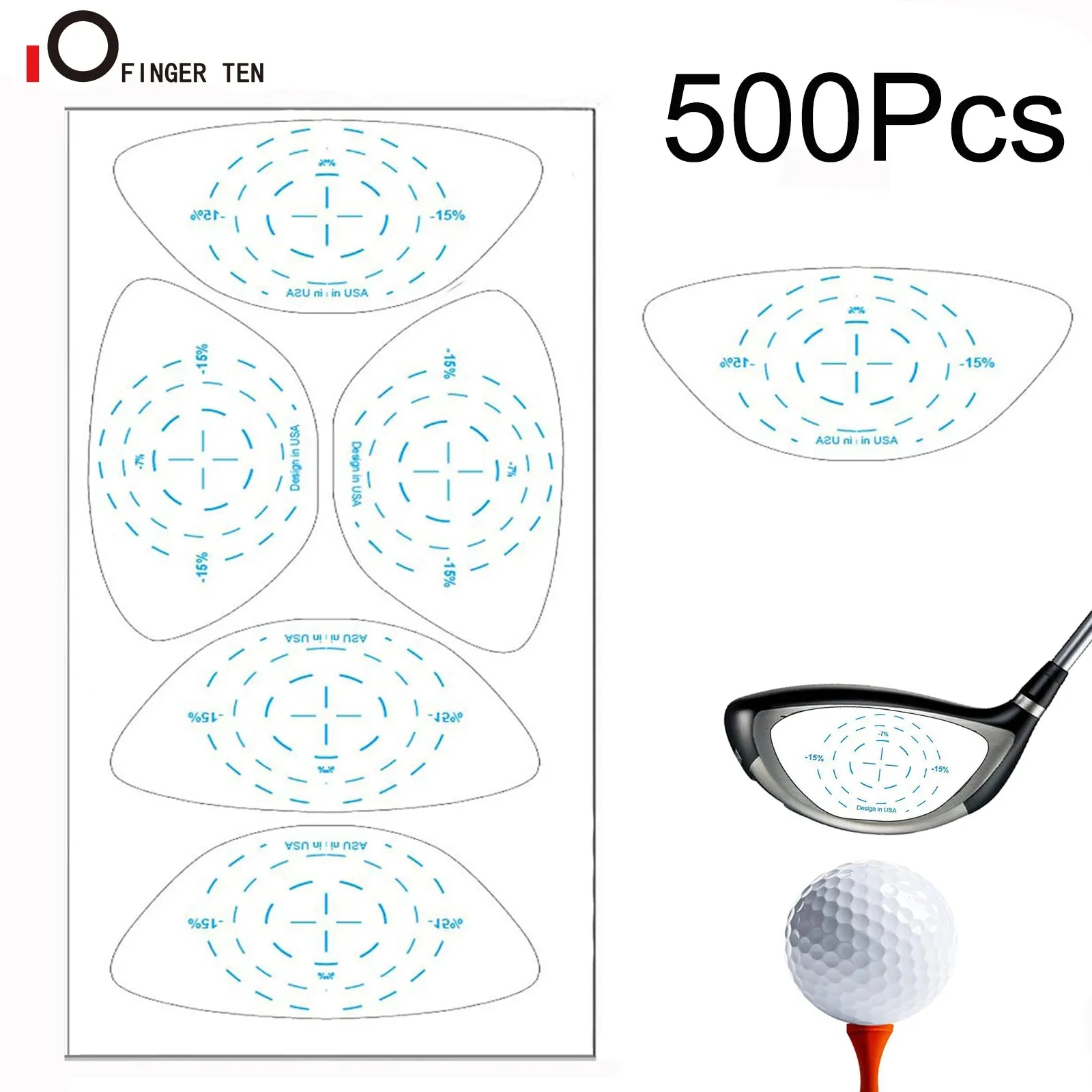 Golf Club Tape Lable Impact Target Sticker