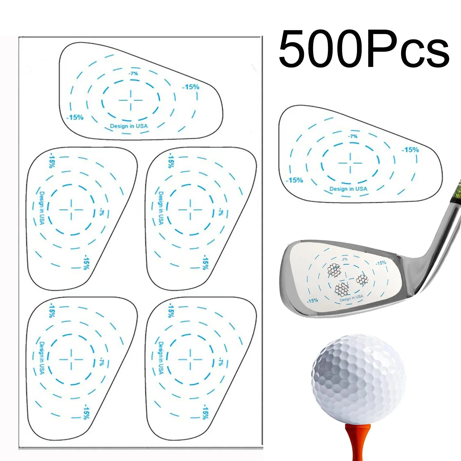 Golf Club Tape Lable Impact Target Sticker