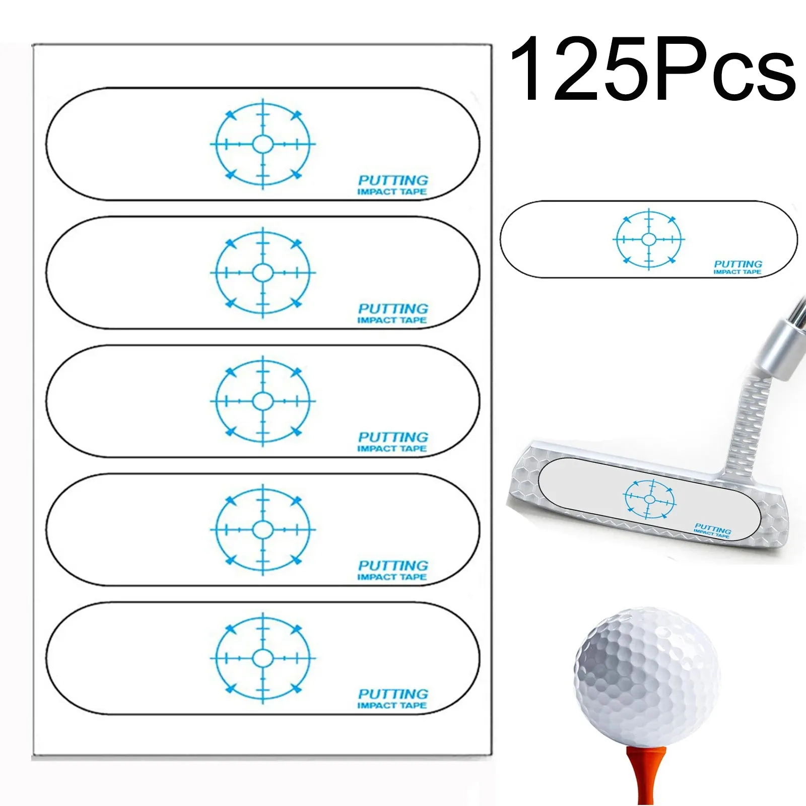 Golf Club Tape Lable Impact Target Sticker