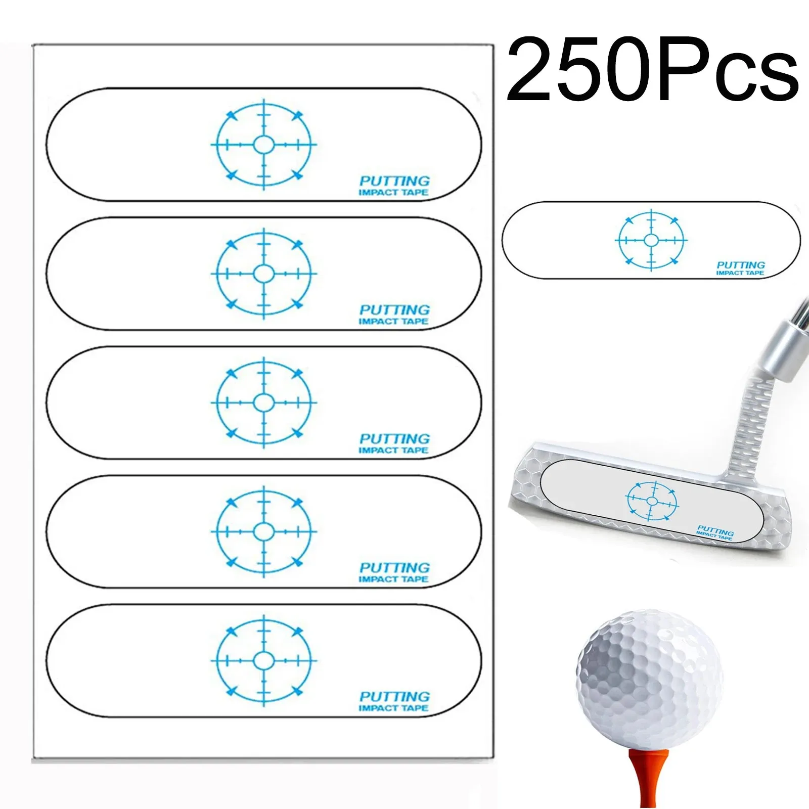 Golf Club Tape Lable Impact Target Sticker