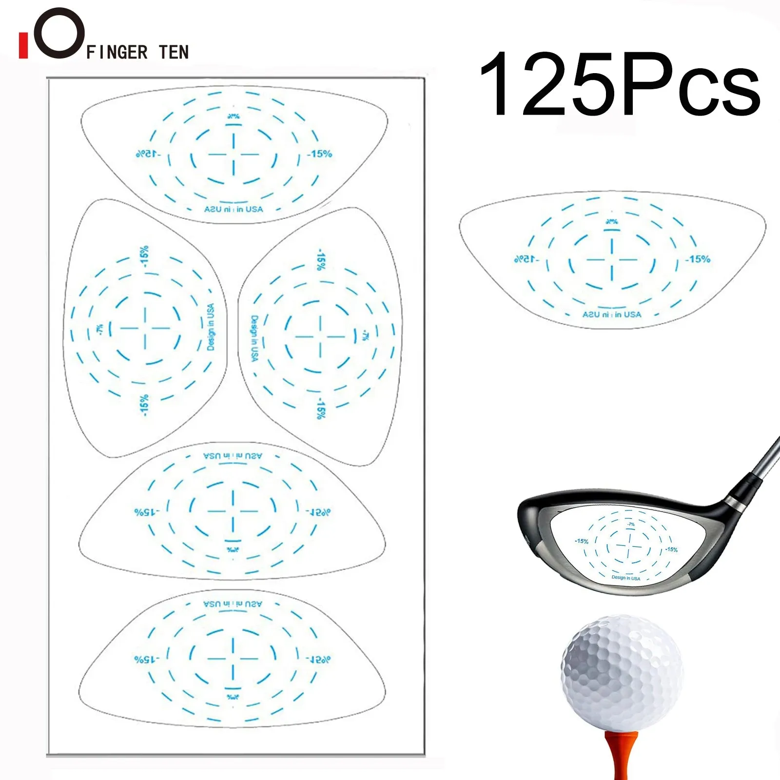 Golf Club Tape Lable Impact Target Sticker