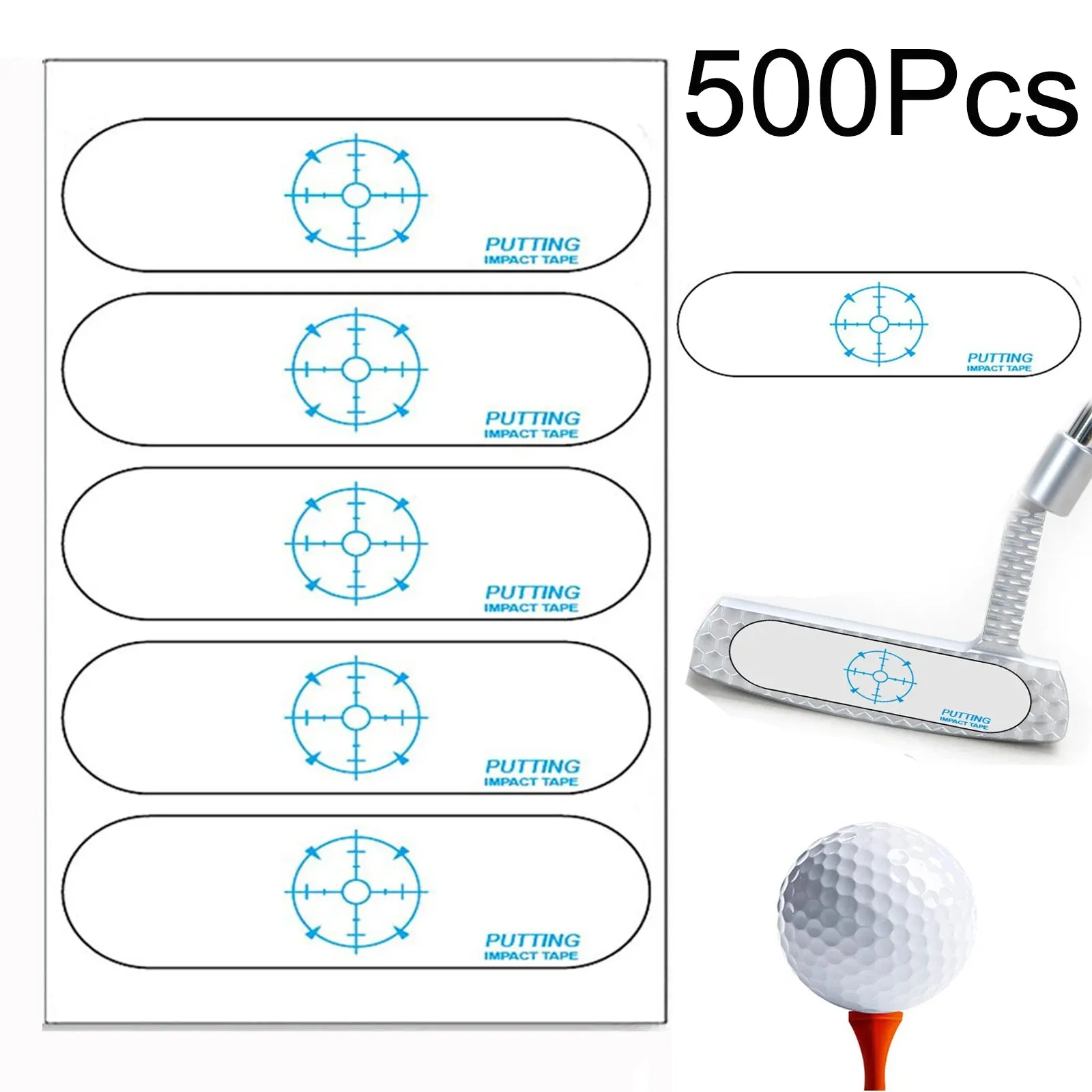 Golf Club Tape Lable Impact Target Sticker