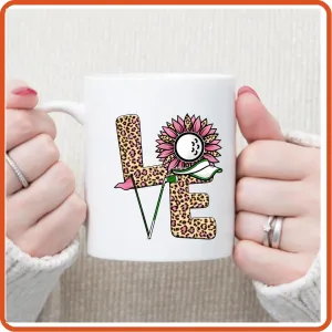 Golf Fan Mugs -11oz Coffee Mug | Sport Fan Mugs | Love Golf