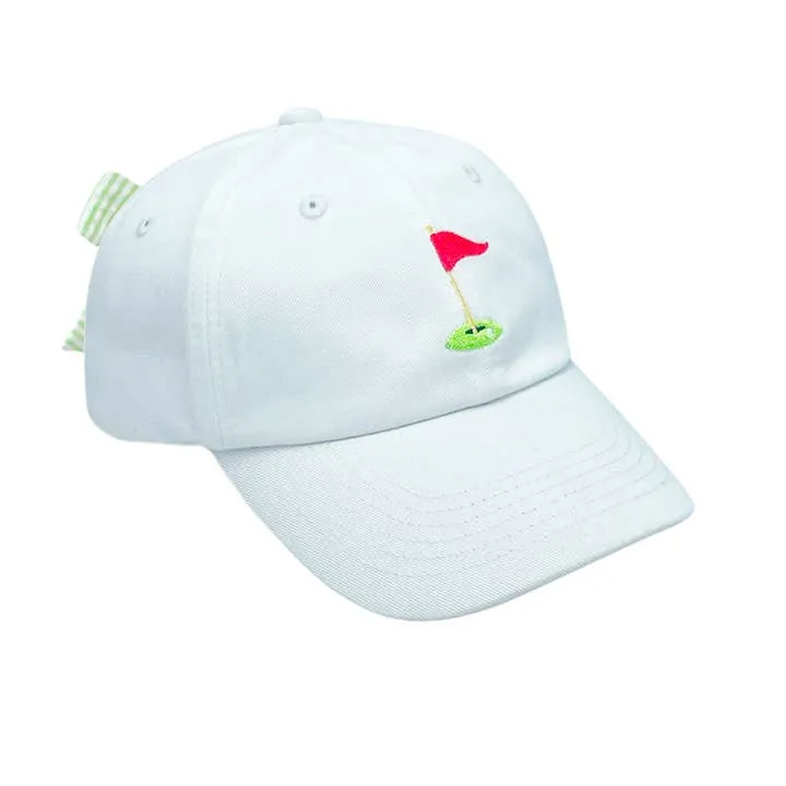 Golf Flag Bow Baseball Hat