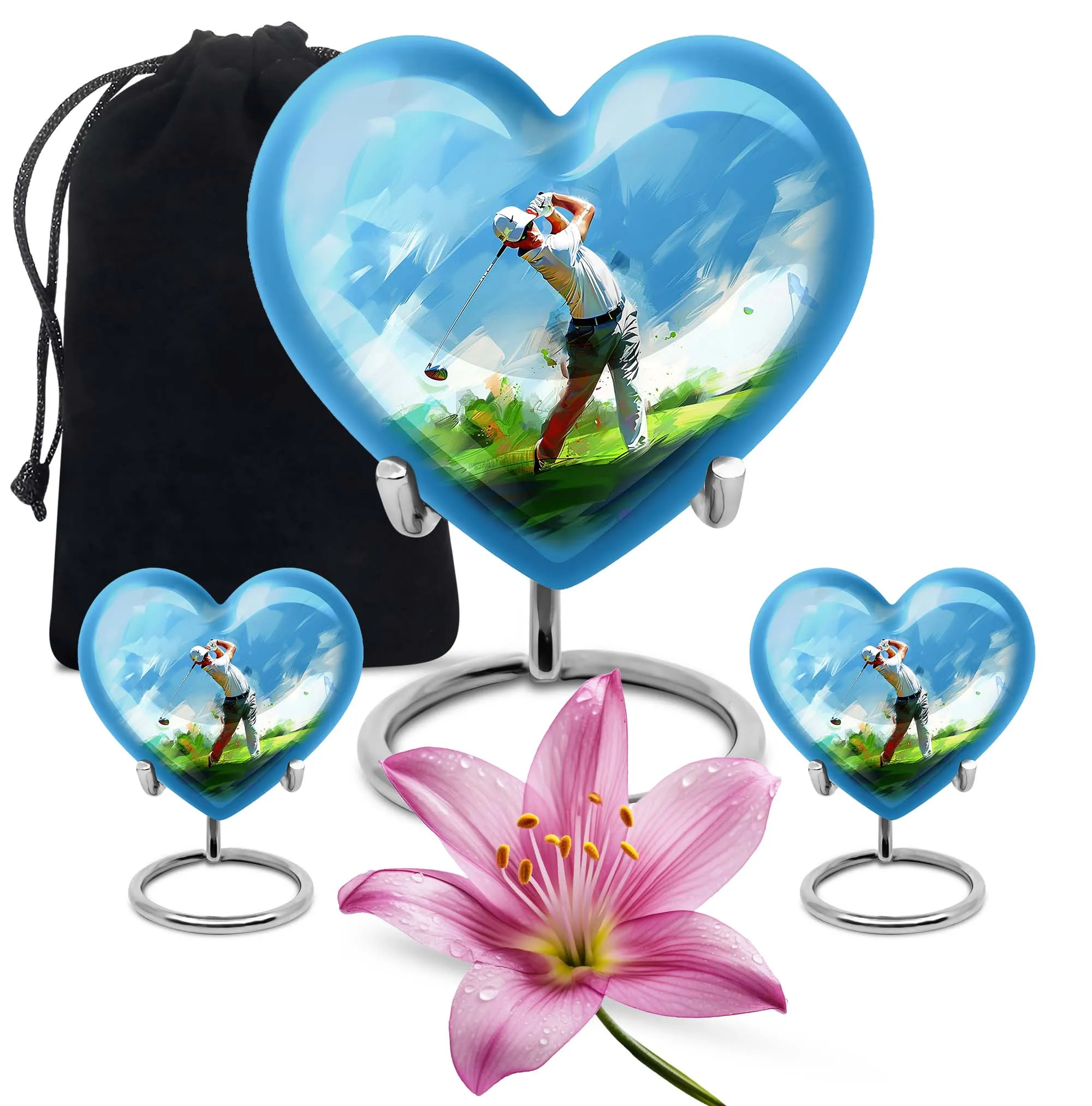 Golf Mini Urns For Human Ashes Funeral, Ashes Cremation Urn For Ashes