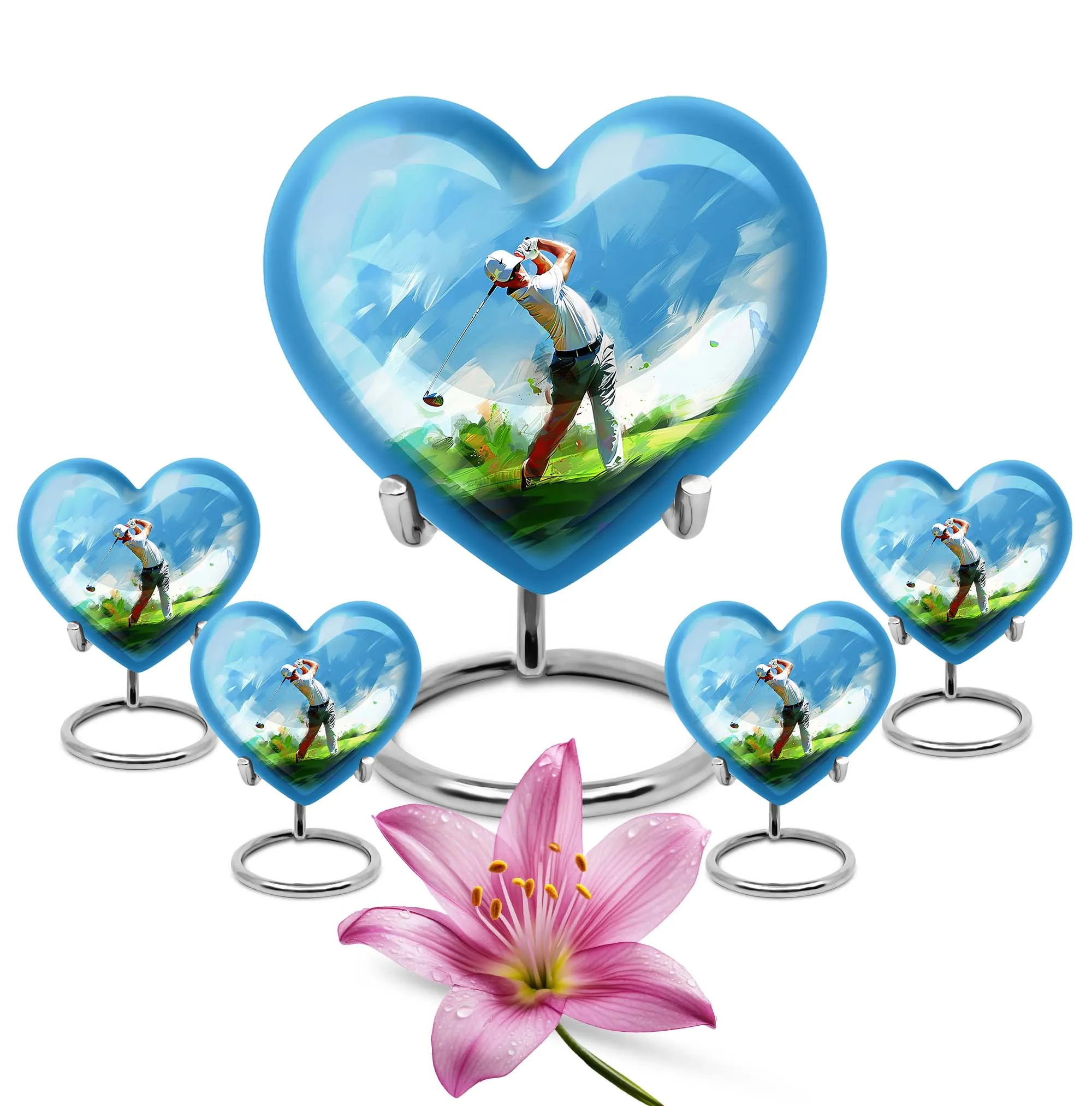 Golf Mini Urns For Human Ashes Funeral, Ashes Cremation Urn For Ashes