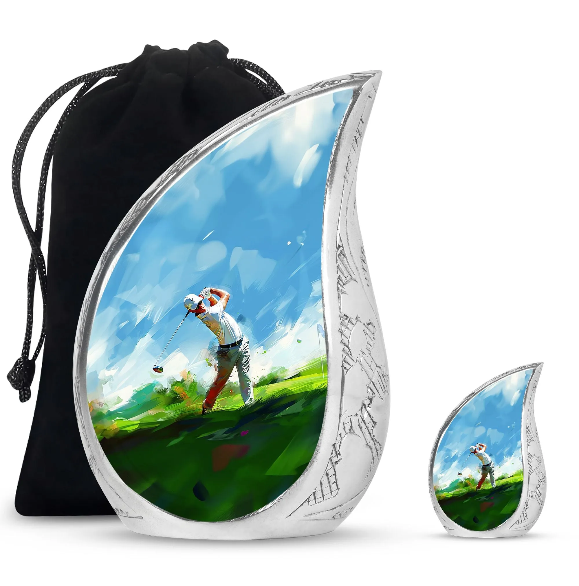 Golf Mini Urns For Human Ashes Funeral, Ashes Cremation Urn For Ashes