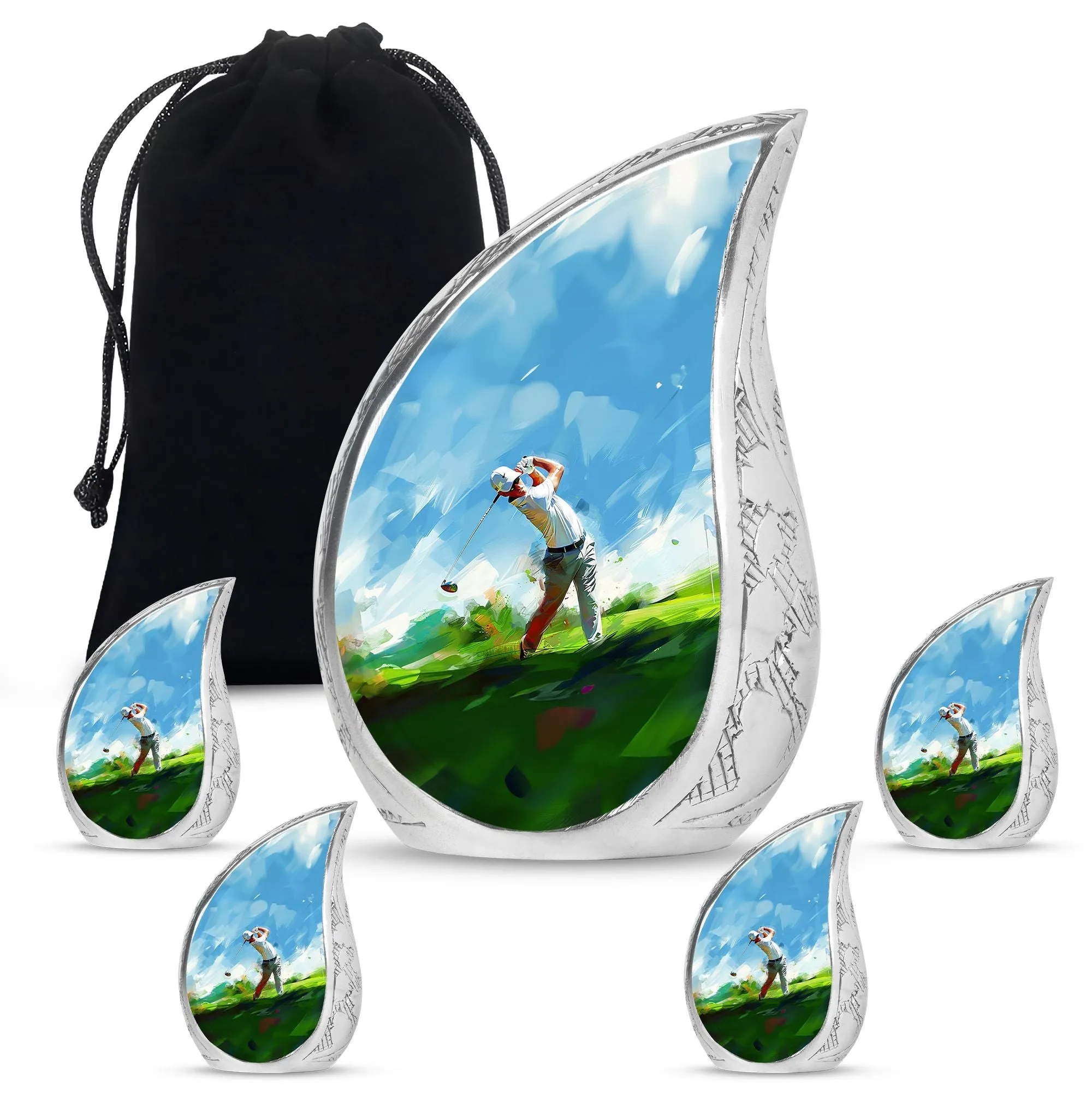 Golf Mini Urns For Human Ashes Funeral, Ashes Cremation Urn For Ashes