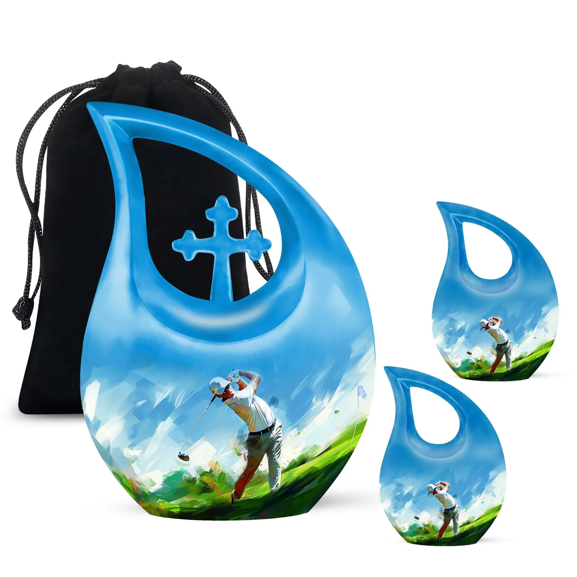 Golf Mini Urns For Human Ashes Funeral, Ashes Cremation Urn For Ashes