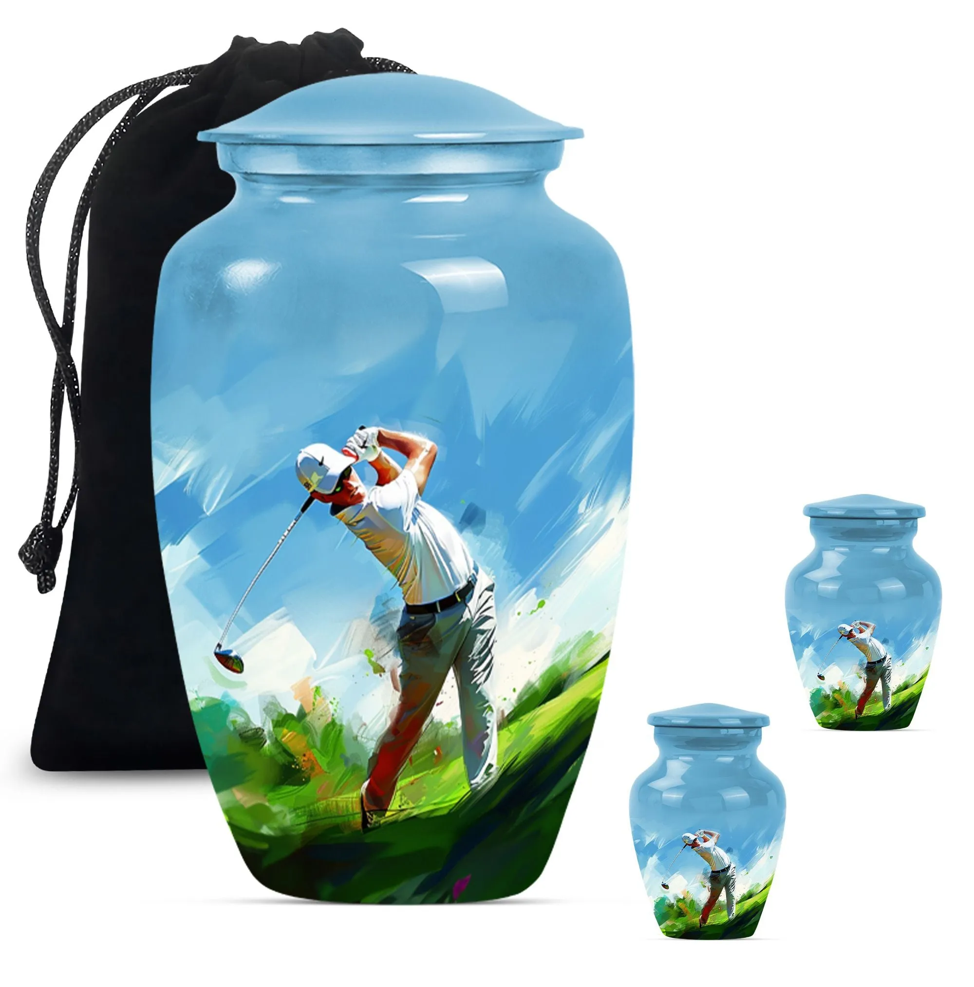 Golf Mini Urns For Human Ashes Funeral, Ashes Cremation Urn For Ashes
