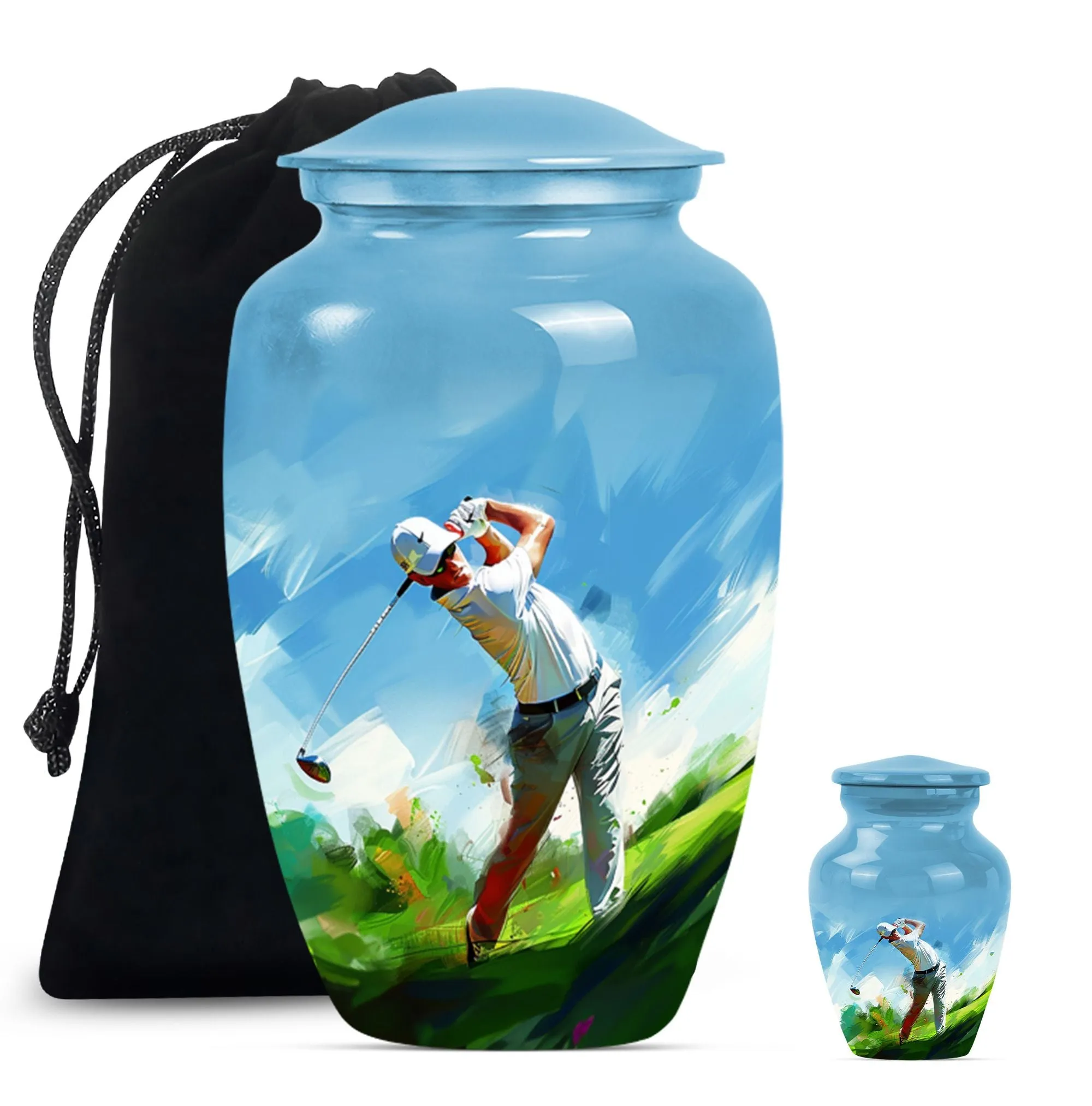 Golf Mini Urns For Human Ashes Funeral, Ashes Cremation Urn For Ashes
