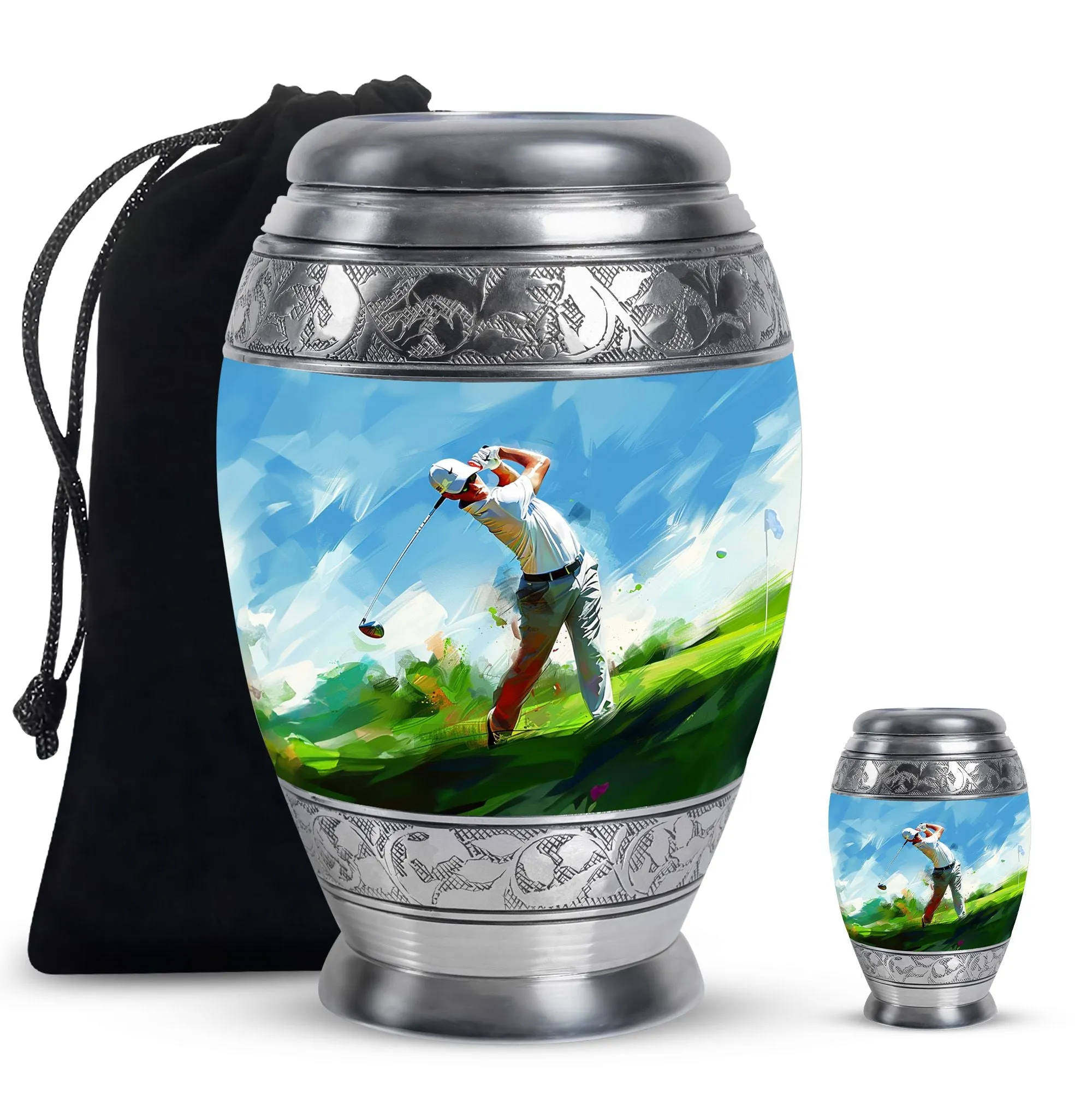 Golf Mini Urns For Human Ashes Funeral, Ashes Cremation Urn For Ashes