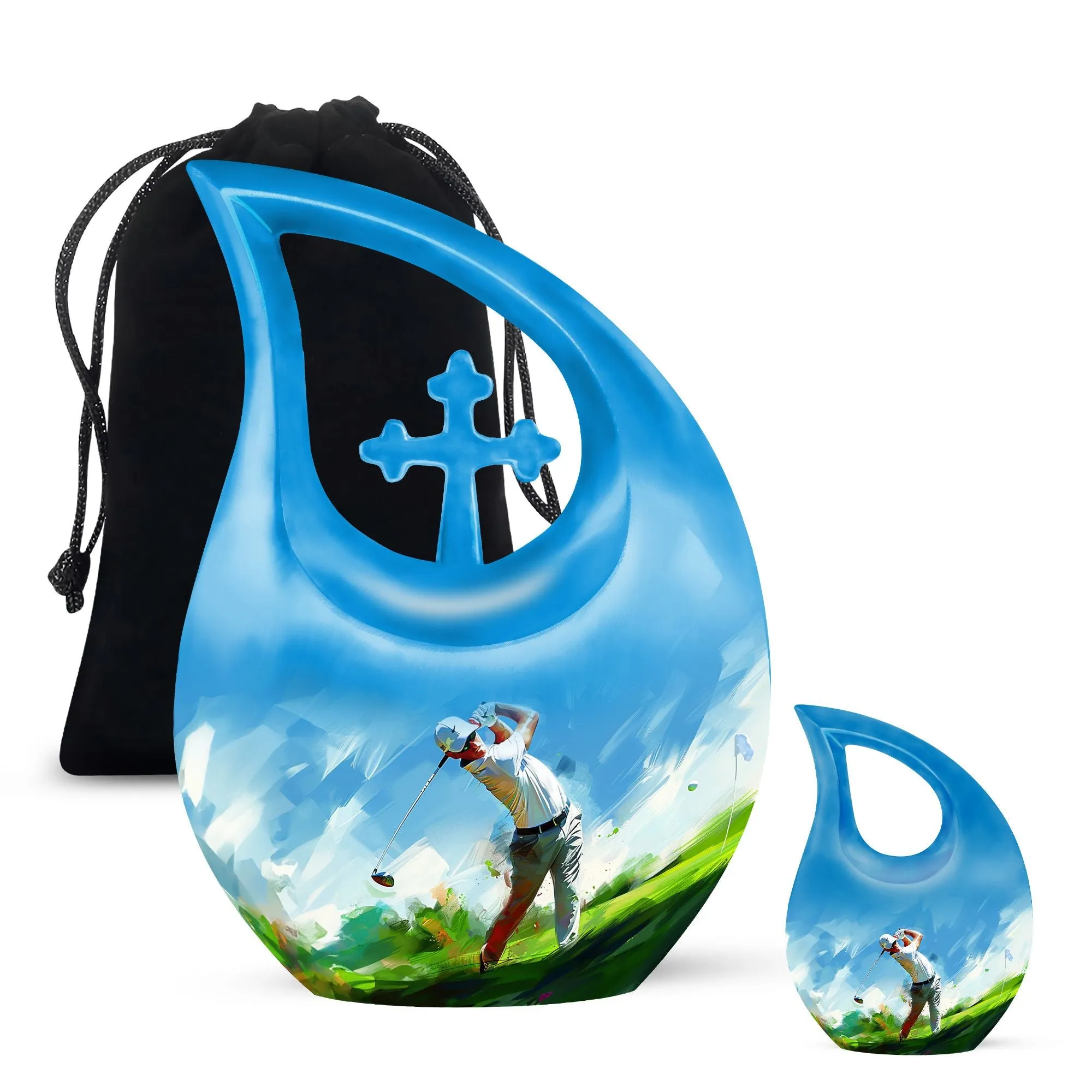 Golf Mini Urns For Human Ashes Funeral, Ashes Cremation Urn For Ashes
