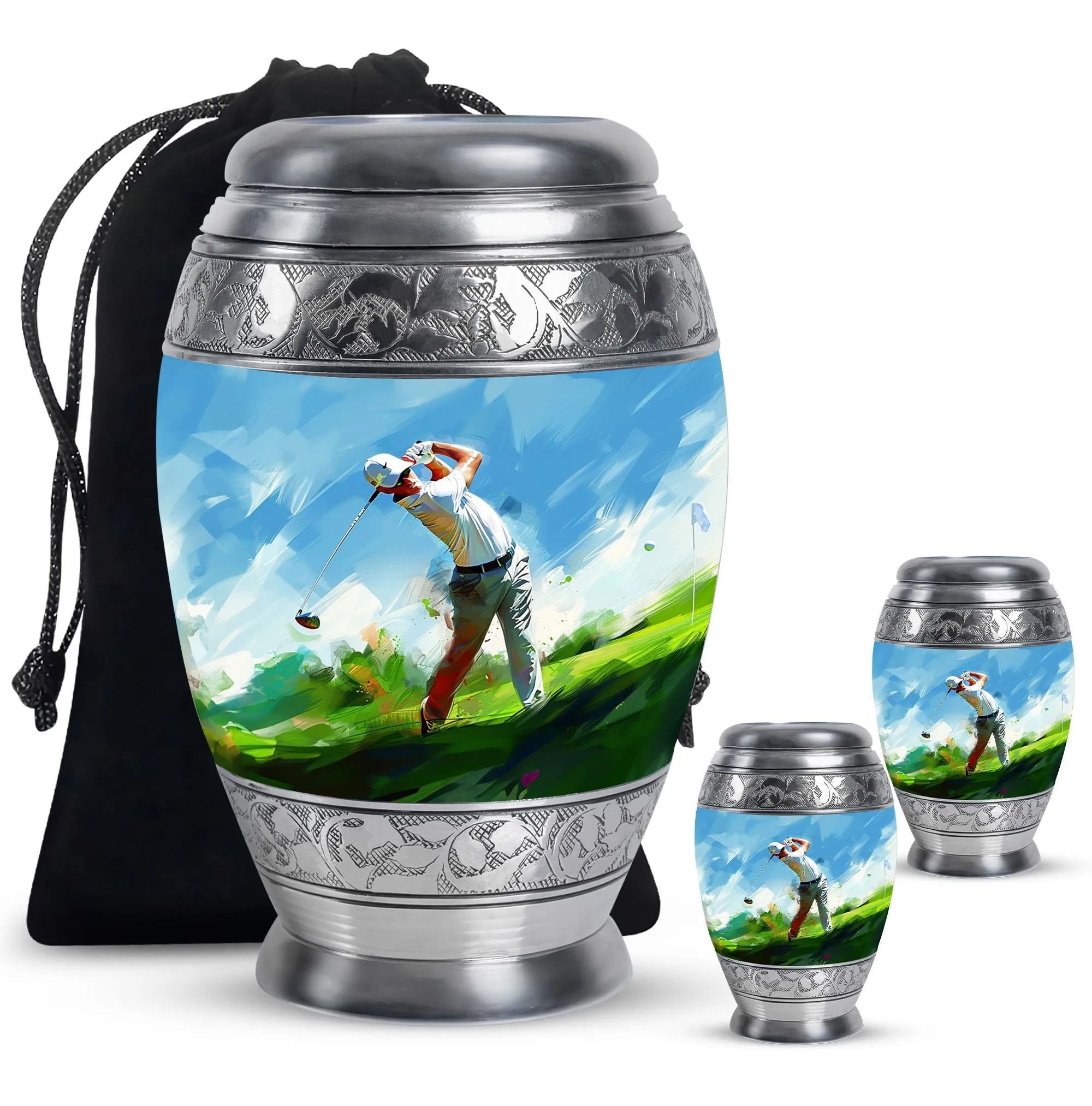 Golf Mini Urns For Human Ashes Funeral, Ashes Cremation Urn For Ashes