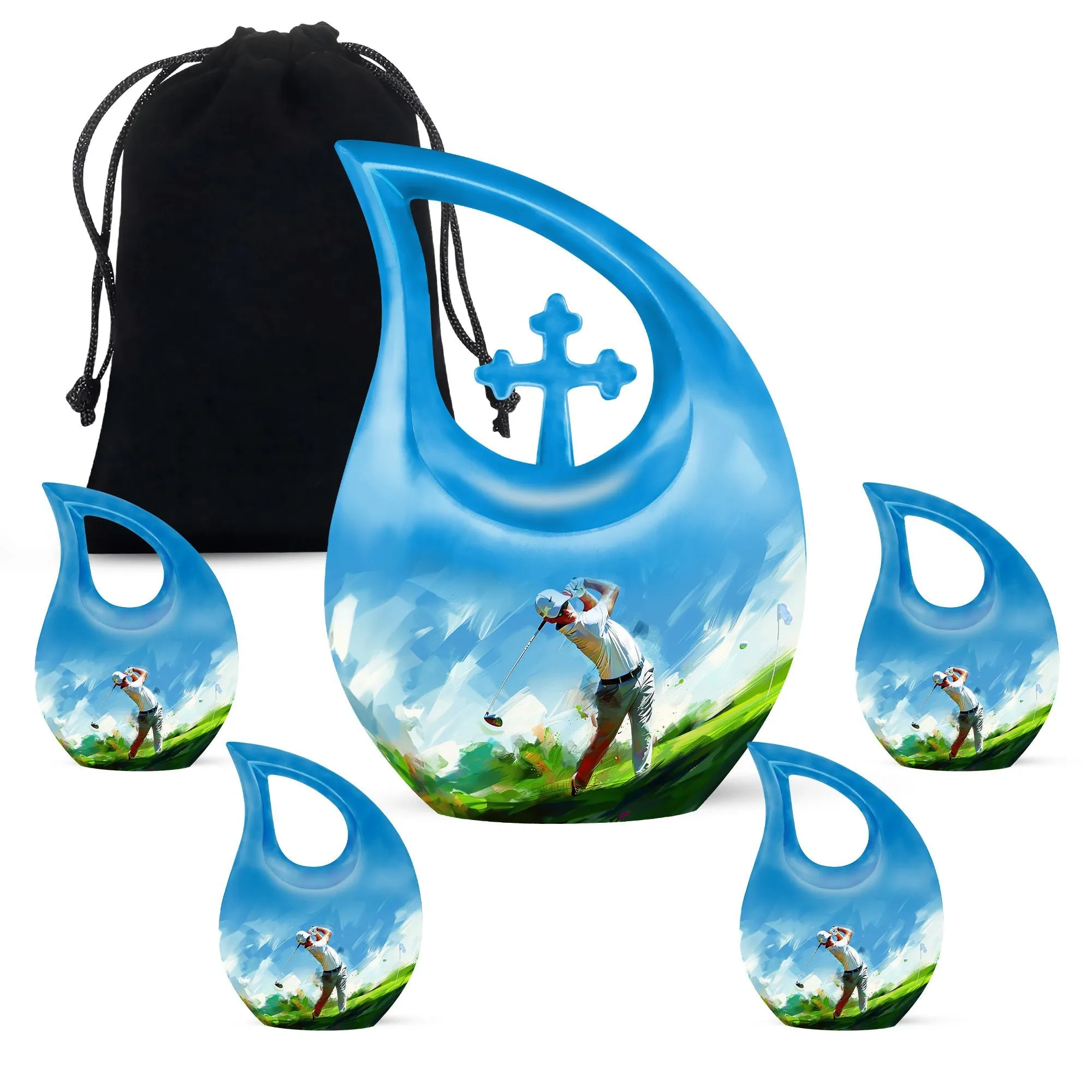 Golf Mini Urns For Human Ashes Funeral, Ashes Cremation Urn For Ashes