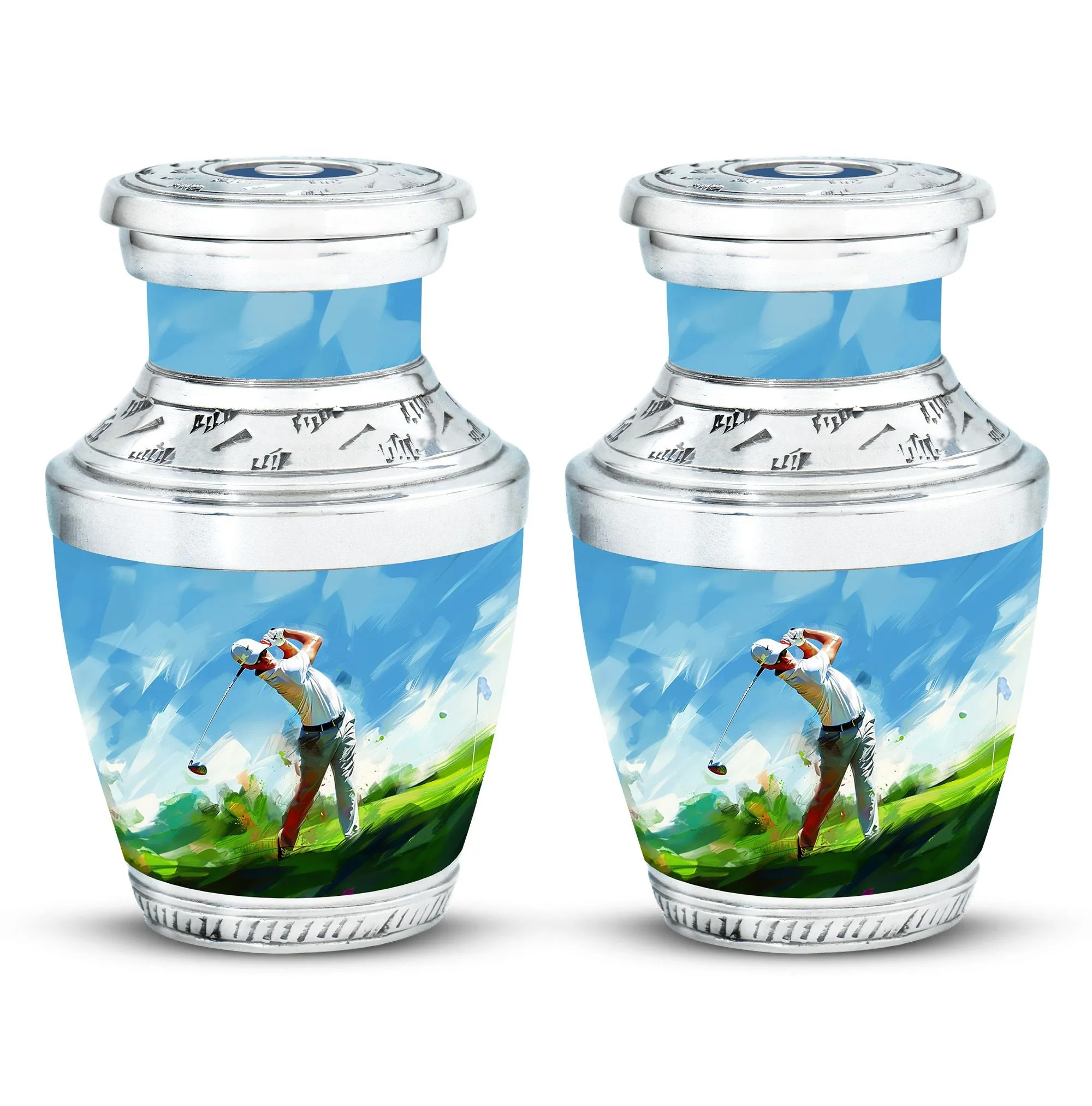 Golf Mini Urns For Human Ashes Funeral, Ashes Cremation Urn For Ashes