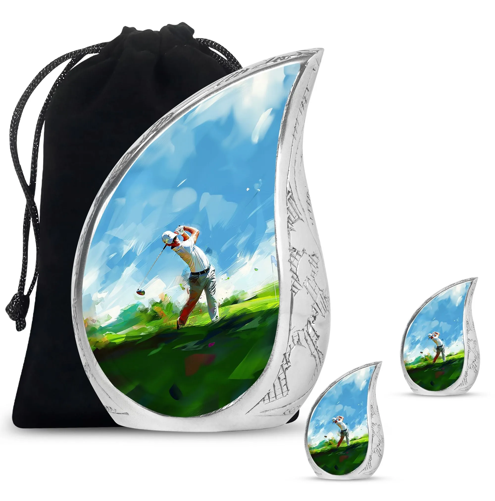 Golf Mini Urns For Human Ashes Funeral, Ashes Cremation Urn For Ashes