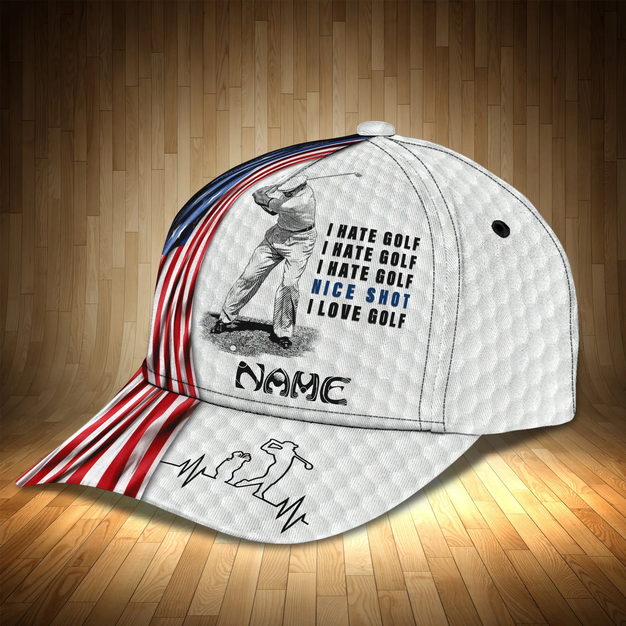 Golf TP02 - Personalized Name Cap - NBTT