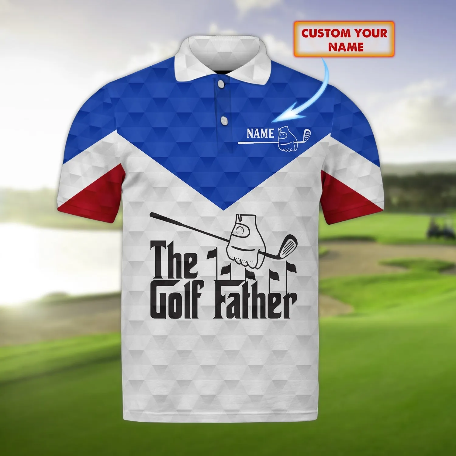 Golfer - Personalized Name 3D Polo Shirt 05 - TD96