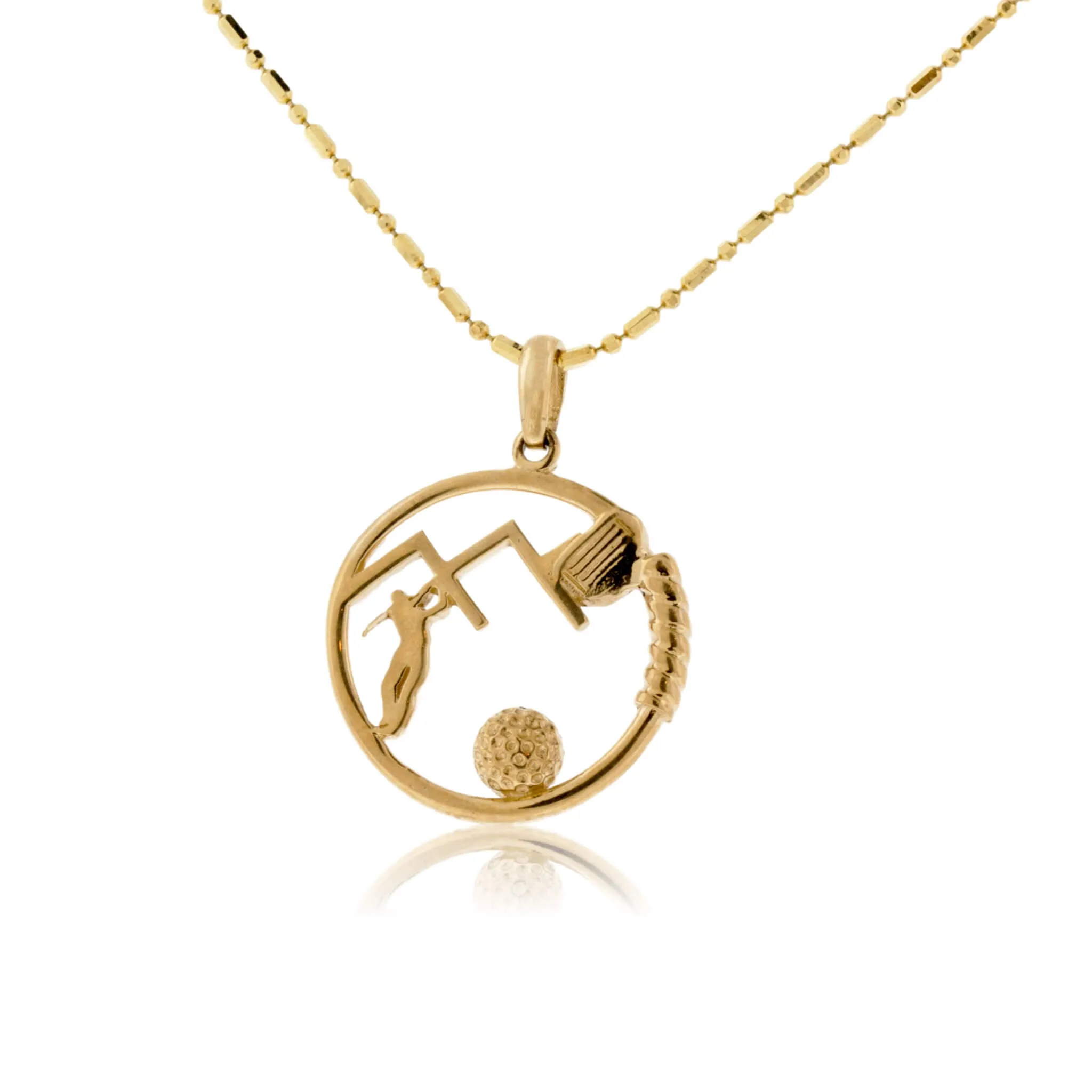 Golfing in the Mountains Necklace