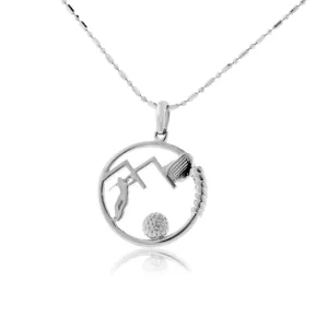 Golfing in the Mountains Necklace
