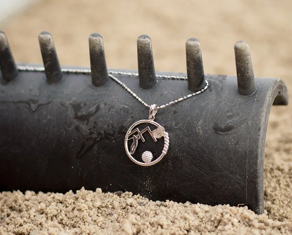 Golfing in the Mountains Necklace