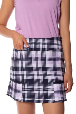 Golftini  Performance Side Pleat Skort 18" - SAIL AWAY