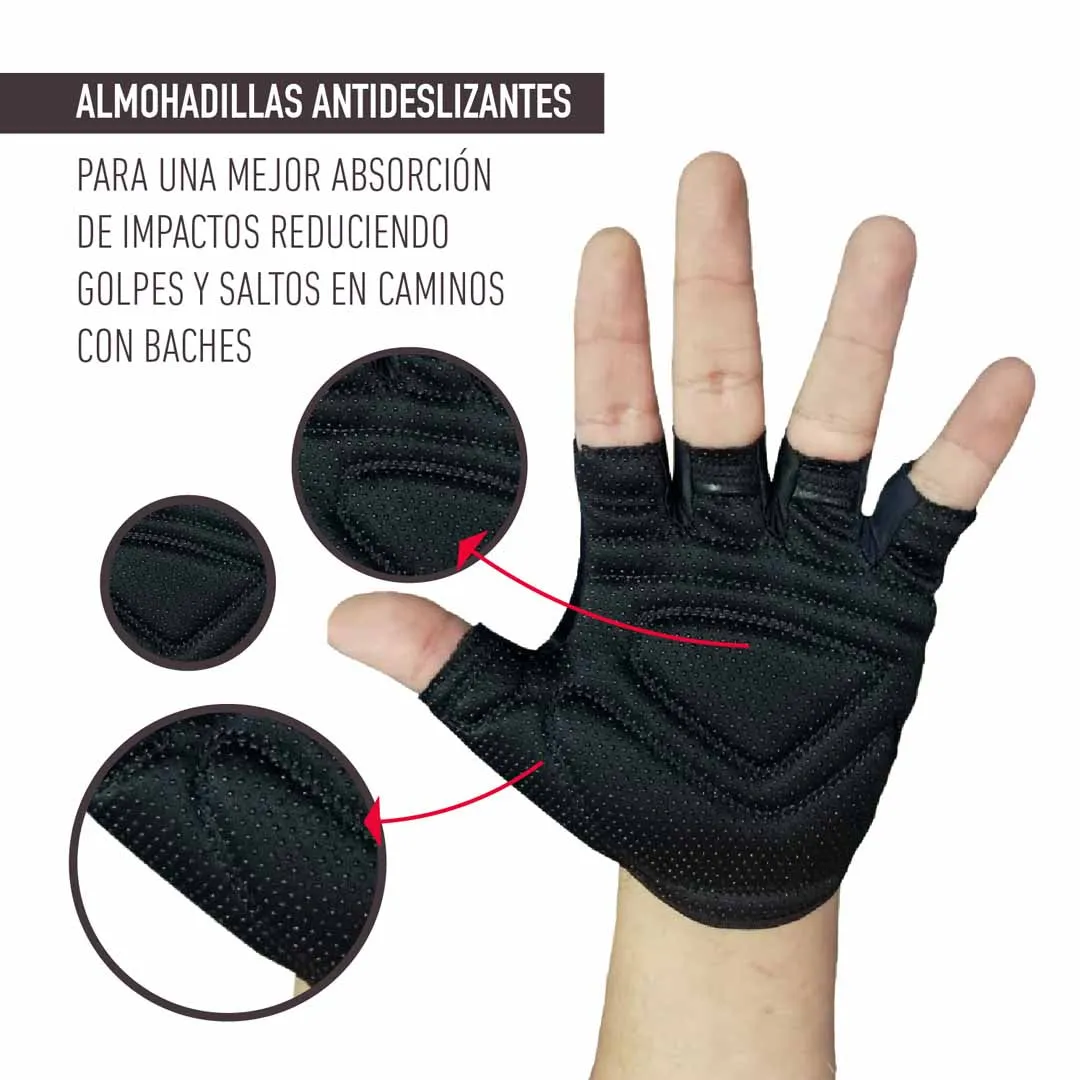 Guante Corto OnWheels! Negro