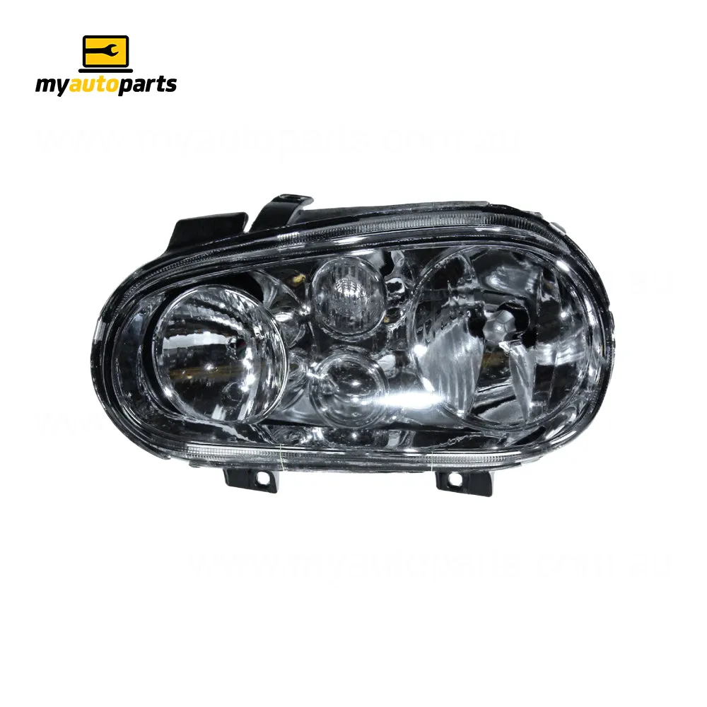 Halogen Electric Adjust Head Lamp Passenger Side Certified Suits Volkswagen Golf 1J 1998 to 2004