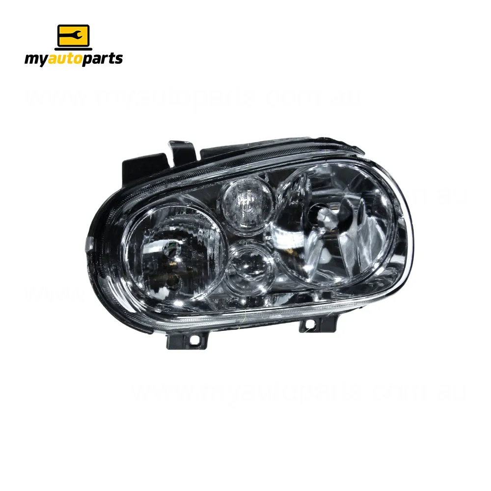 Halogen Electric Adjust Head Lamp Passenger Side Certified Suits Volkswagen Golf 1J 1998 to 2004