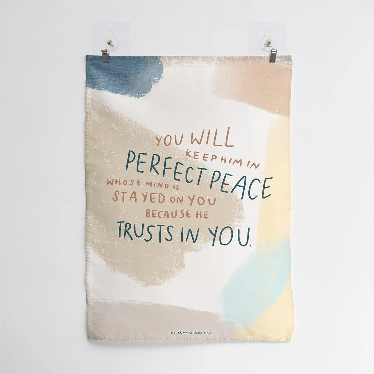 He Trusts In You {Small Wall Tapestry}