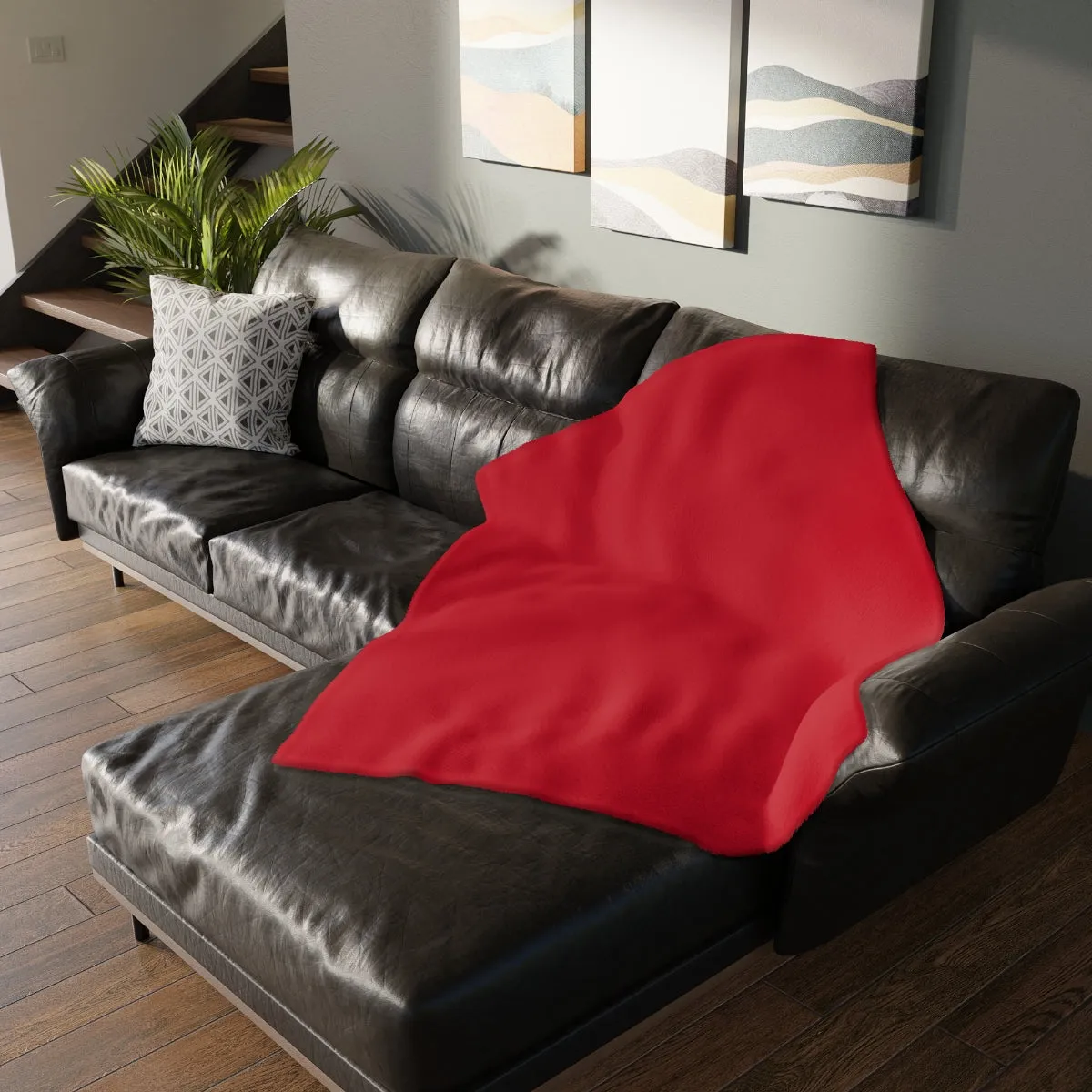 Hero Blanket Velveteen Minky Blanket (Two-sided print)