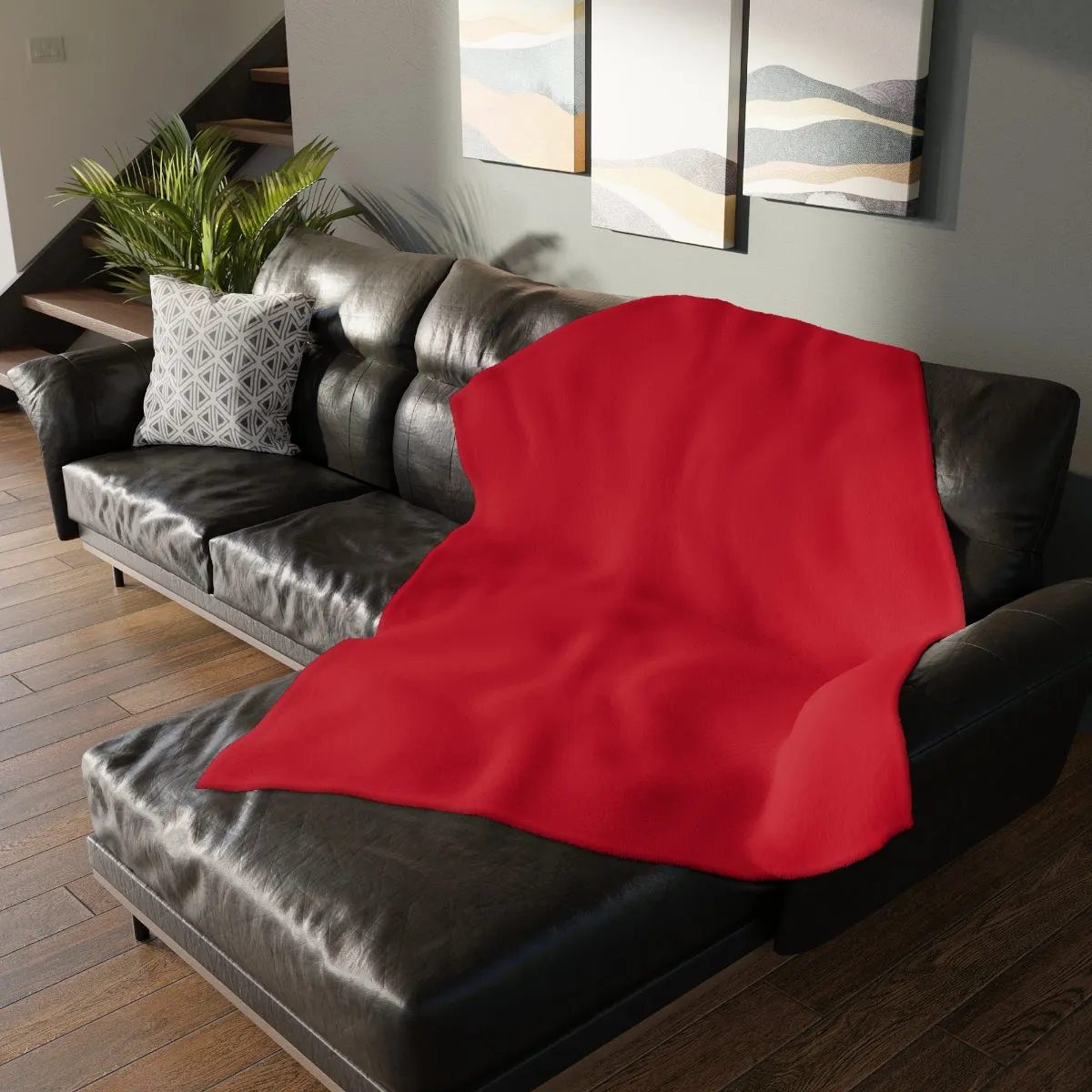 Hero Blanket Velveteen Minky Blanket (Two-sided print)