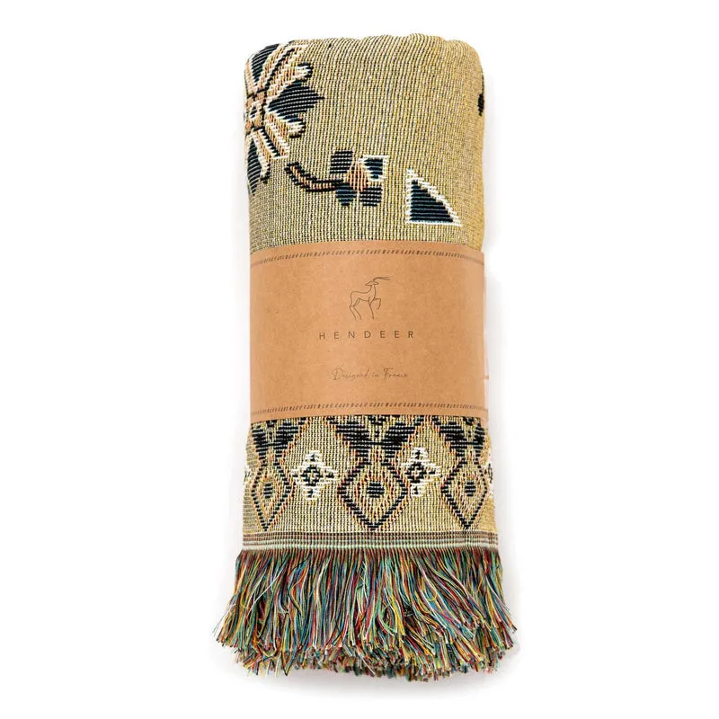 'Hey Jude' Woven Picnic Rug/Throw