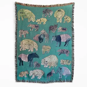 Hippos and Tapirs Blanket