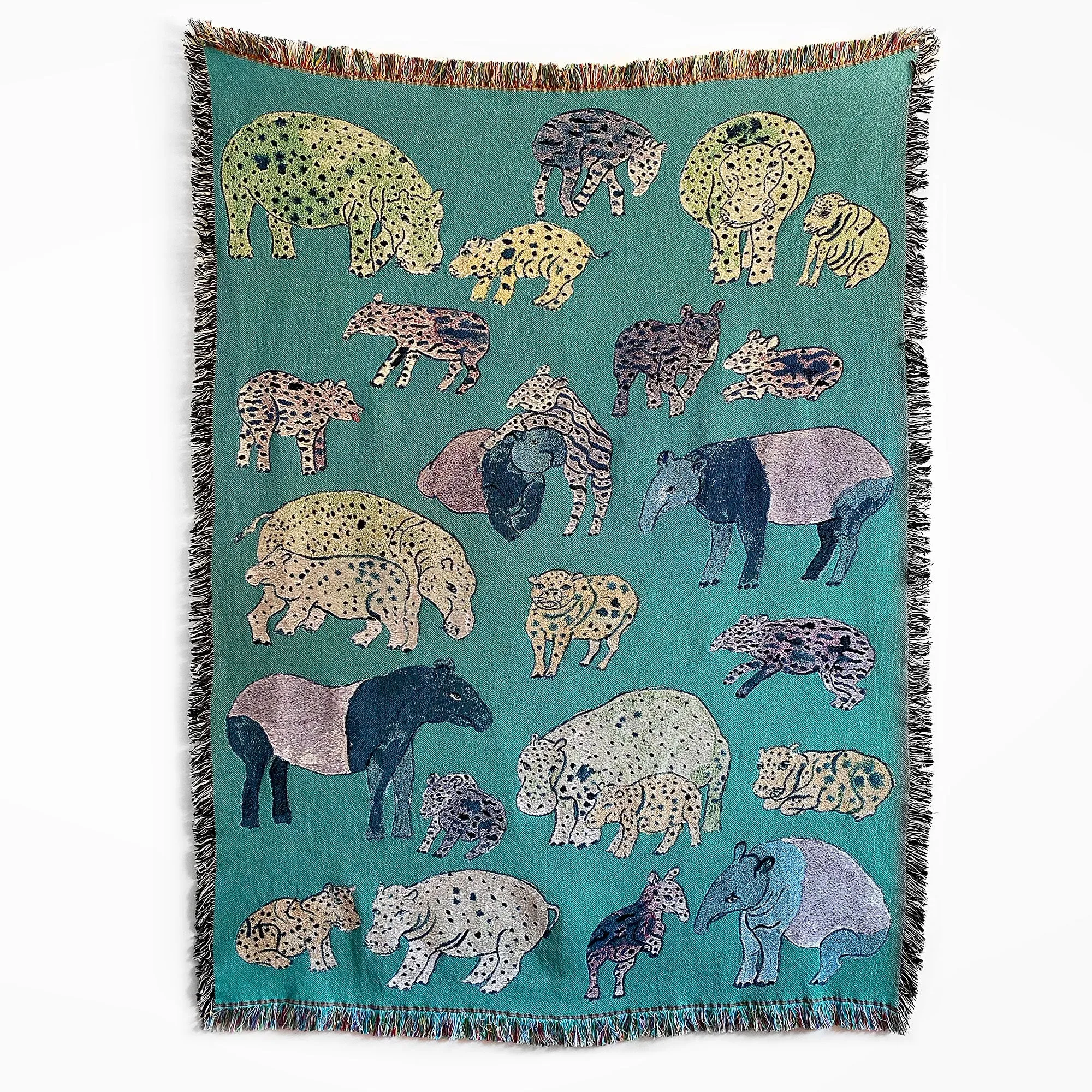 Hippos and Tapirs Blanket
