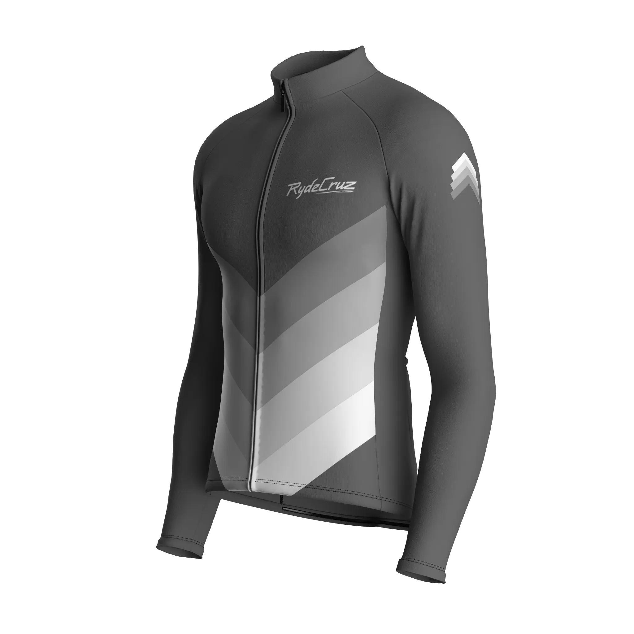 Horizon Shift | Ash Gray Male Long Sleeves Jersey