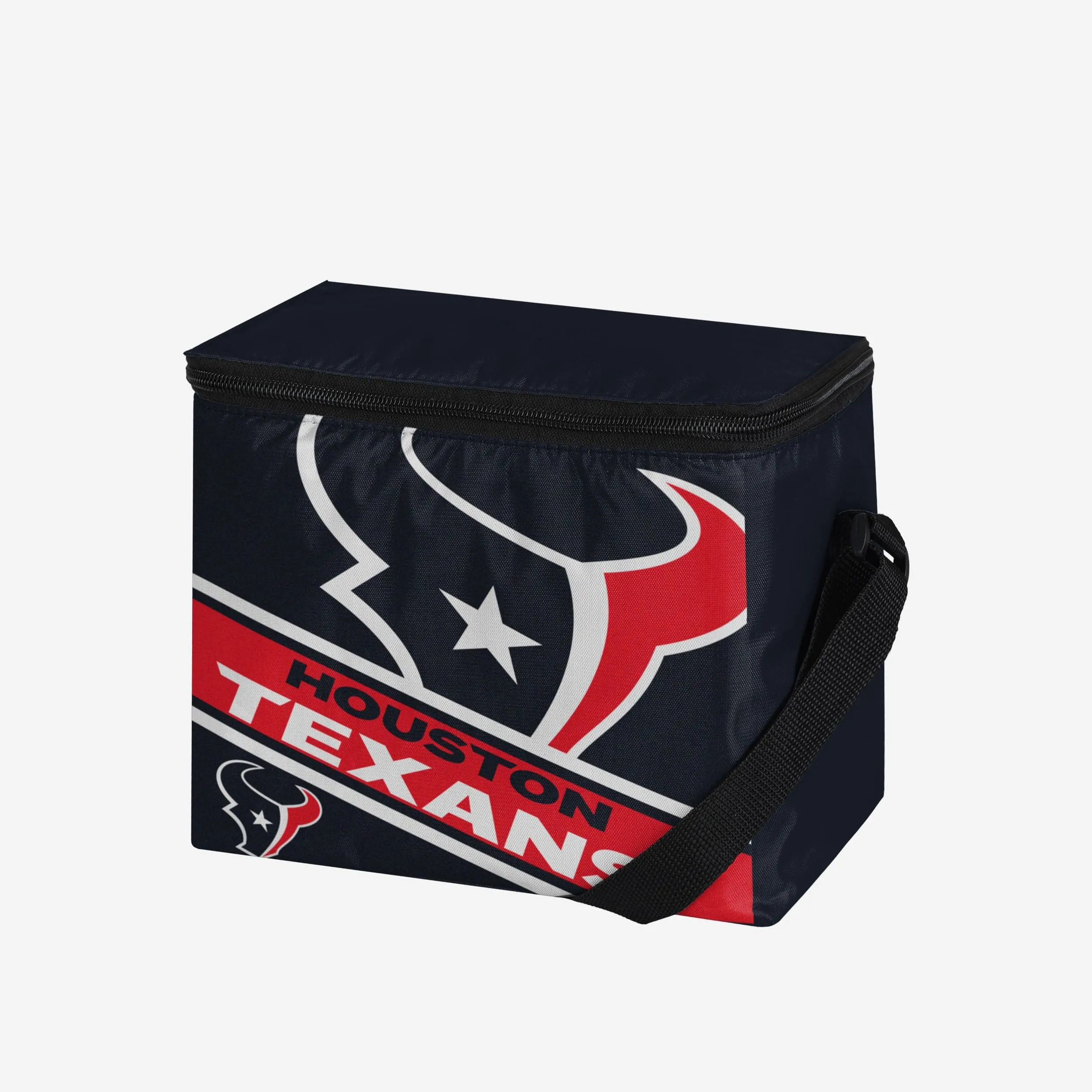 Houston Texans Big Logo Stripe 6 Pack Cooler