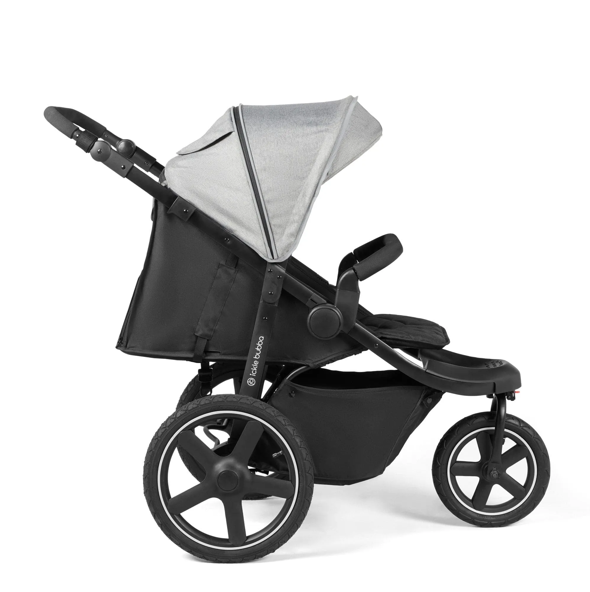 Ickle Bubba Venus Max Jogger Stroller in Black/Space Grey