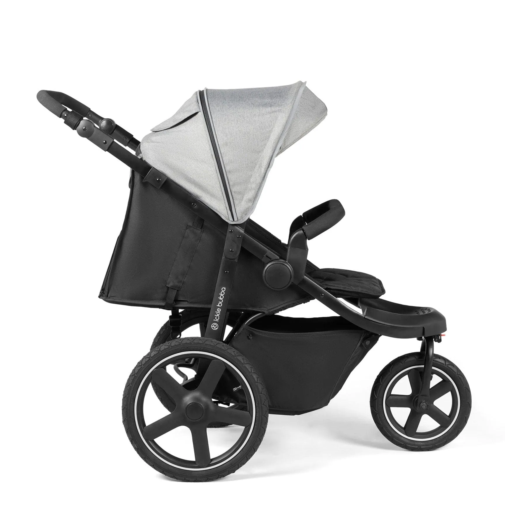 Ickle Bubba Venus Max Jogger Stroller in Black/Space Grey
