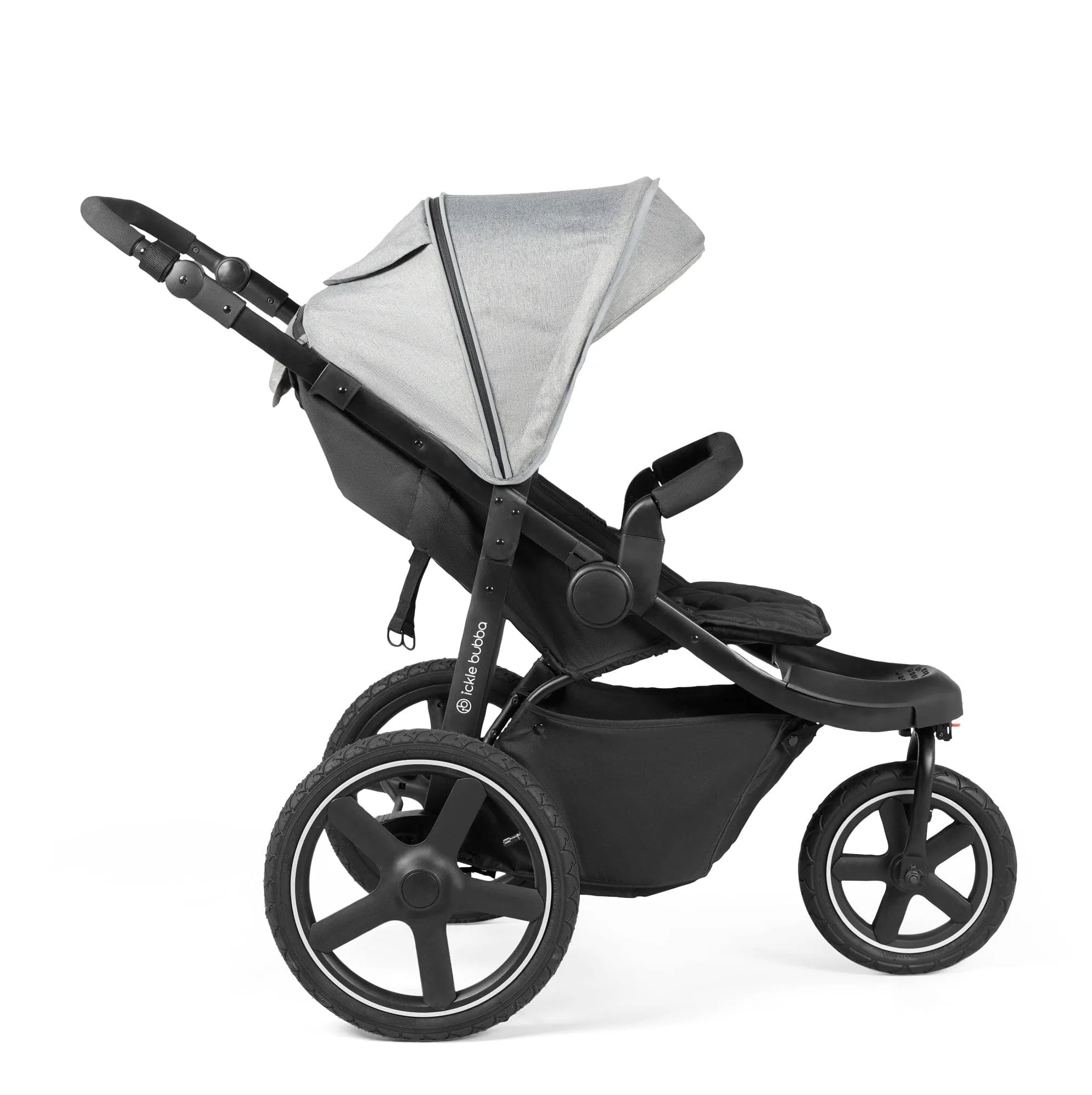 Ickle Bubba Venus Max Jogger Stroller in Black/Space Grey